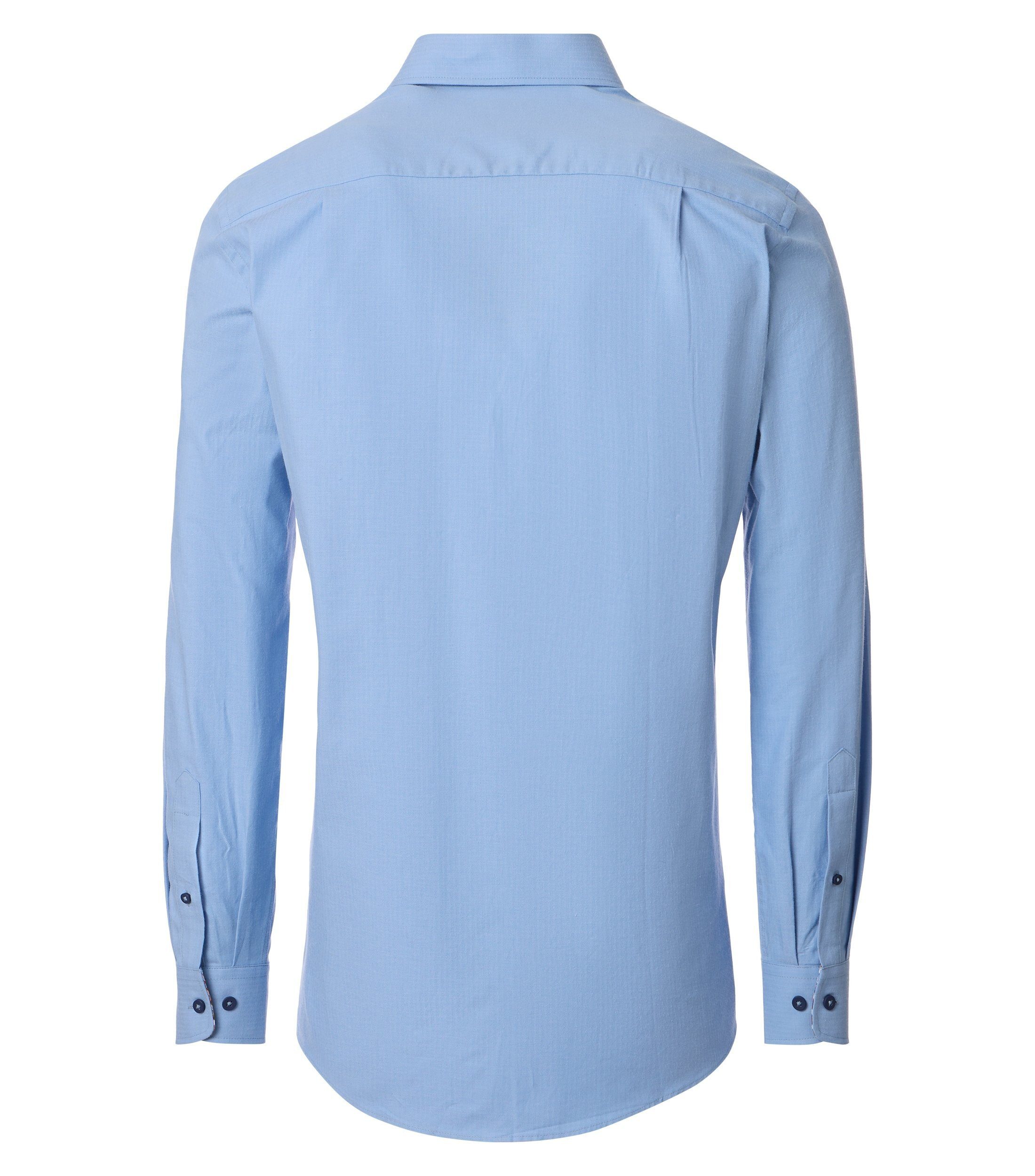 Redmond Langarmhemd uni Comfort Fit (100-tlg) günstig online kaufen