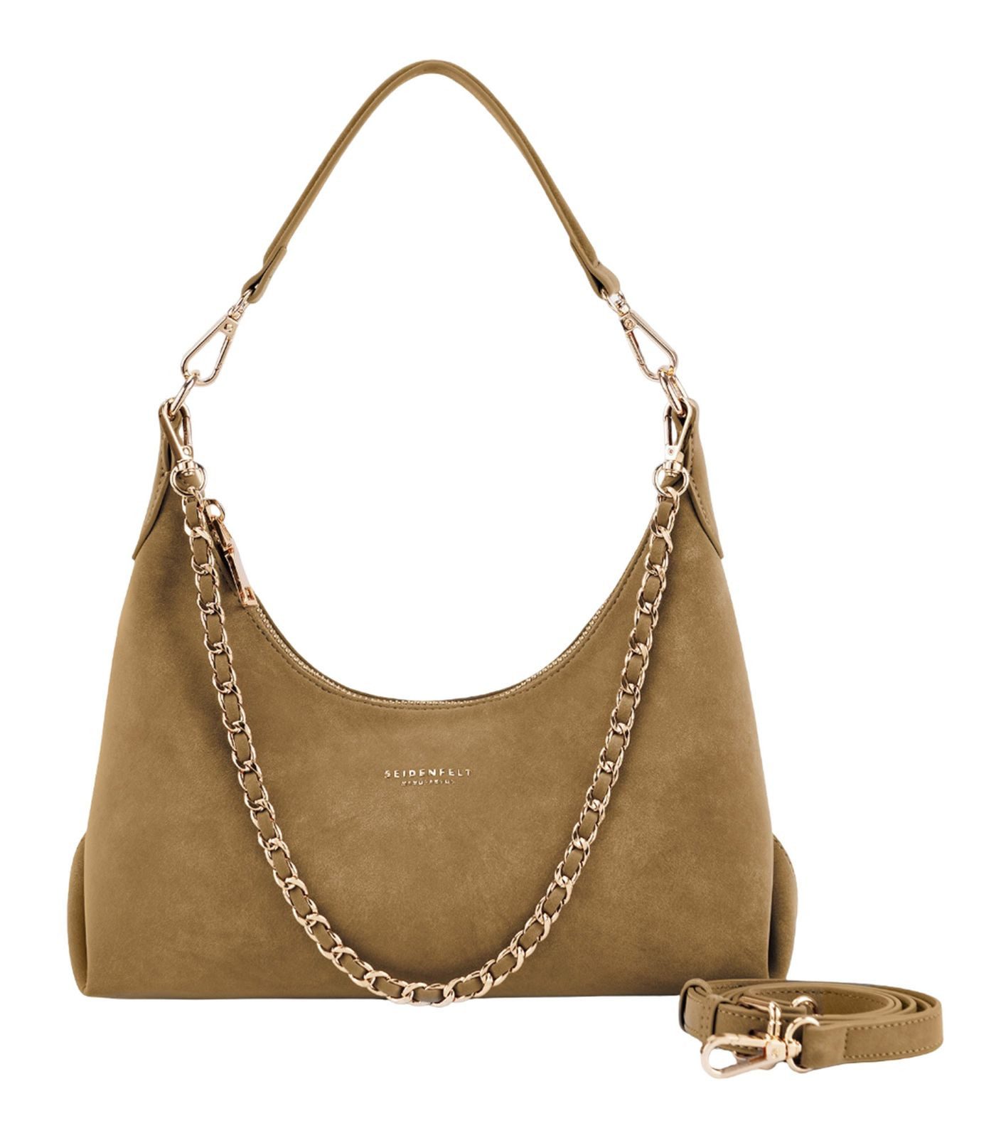 Seidenfelt Manufaktur Schultertasche Midi Hobo Bag