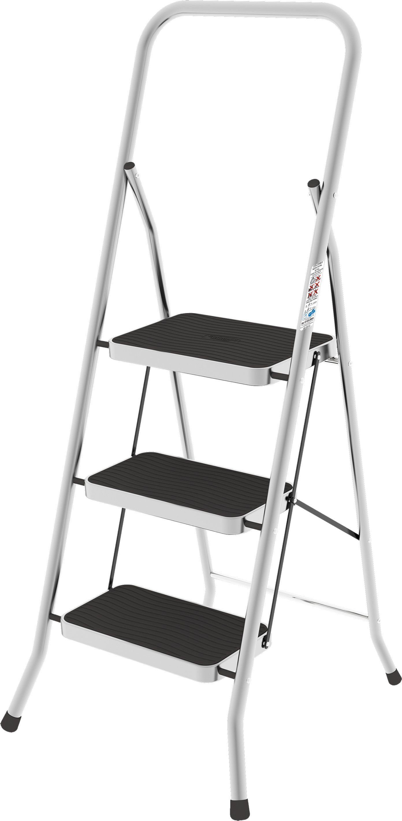 Bischof Colombo Klapptritt NEW SECURITY 3 (1-St), Sicherheitsleiter SGS zertifiziert, 3-stufig