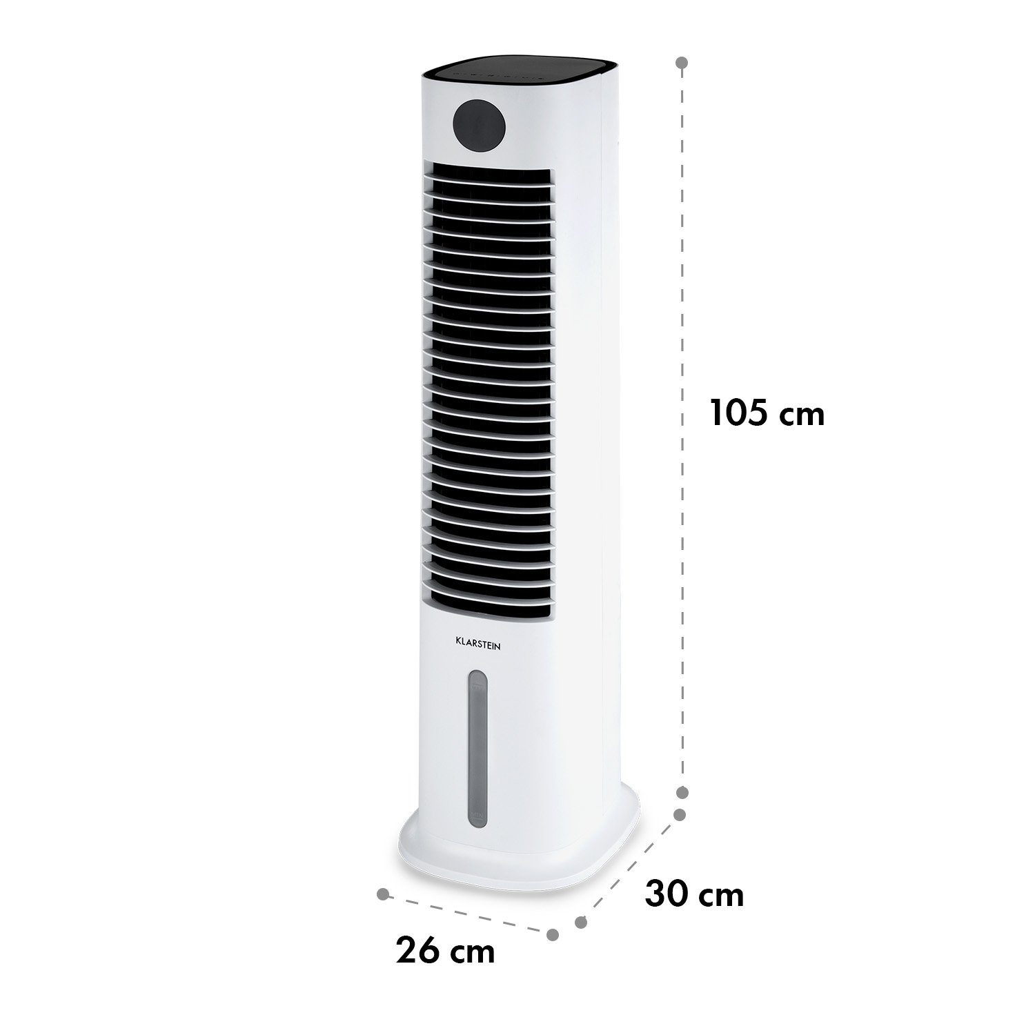 Klarstein Wasserkühlung Skytower Abluftschlauch Grand ohne Klimagerät Smart Ventilatorkombigerät Luftkühler, mobil Eis mit &