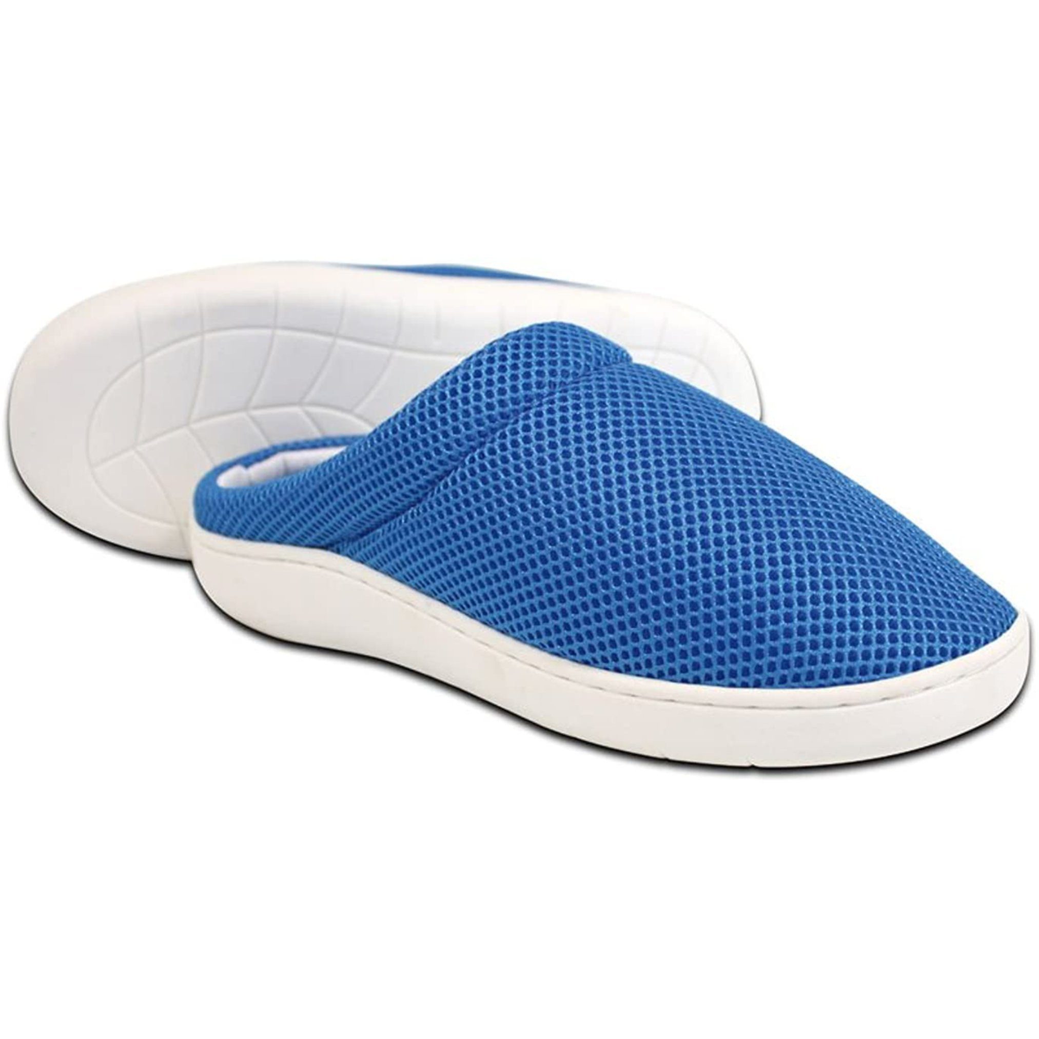 Best Direct® Stepluxe® Сліпериs Summer Сліпери (2-tlg) Gel Schuh mit Bambusfasern, blau, 35-46, Mesh, atmungsaktiv