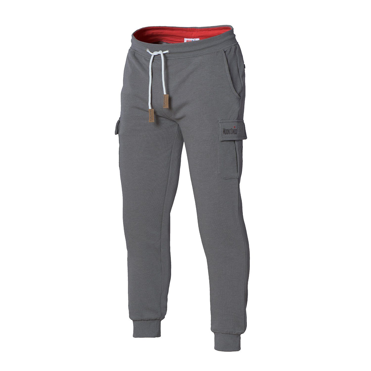 Mount Swiss Jogginghose Mount Swiss lange Freizeithose Herren CARGO I lange Sweatpants Herren (1-tlg)