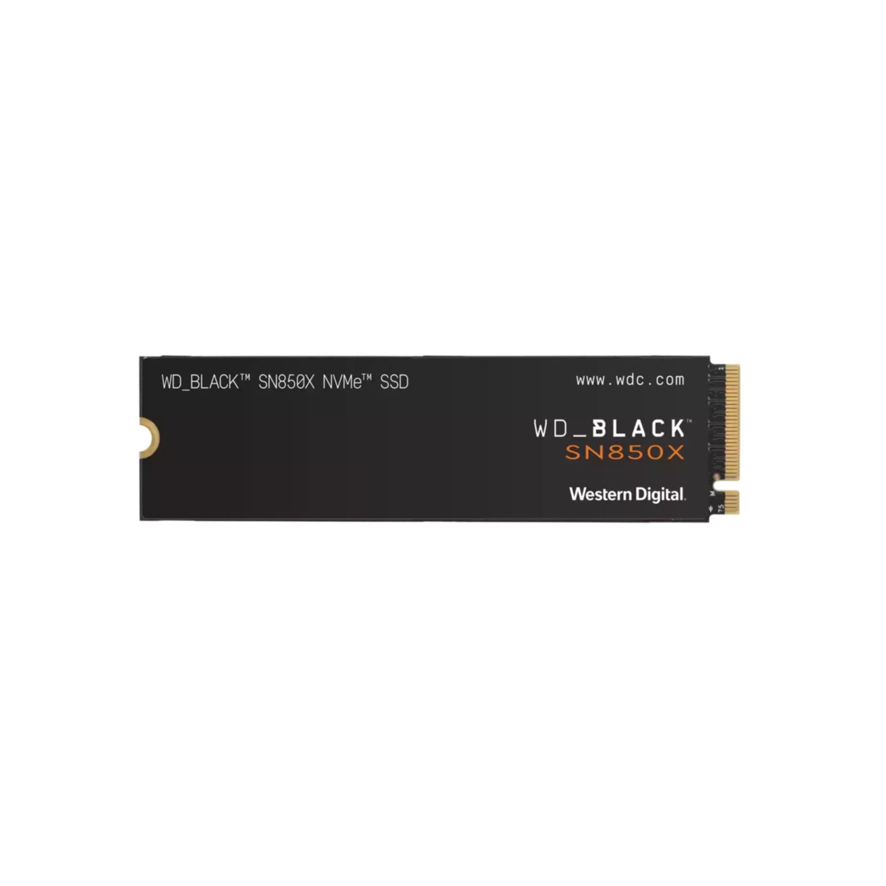 Sandisk WD_BLACK SN850X NVMe SSD-Festplatte (2 TB) M.2" 7300 MB/S Lesegeschwindigkeit, 6600 MB/S Schreibgeschwindigkeit