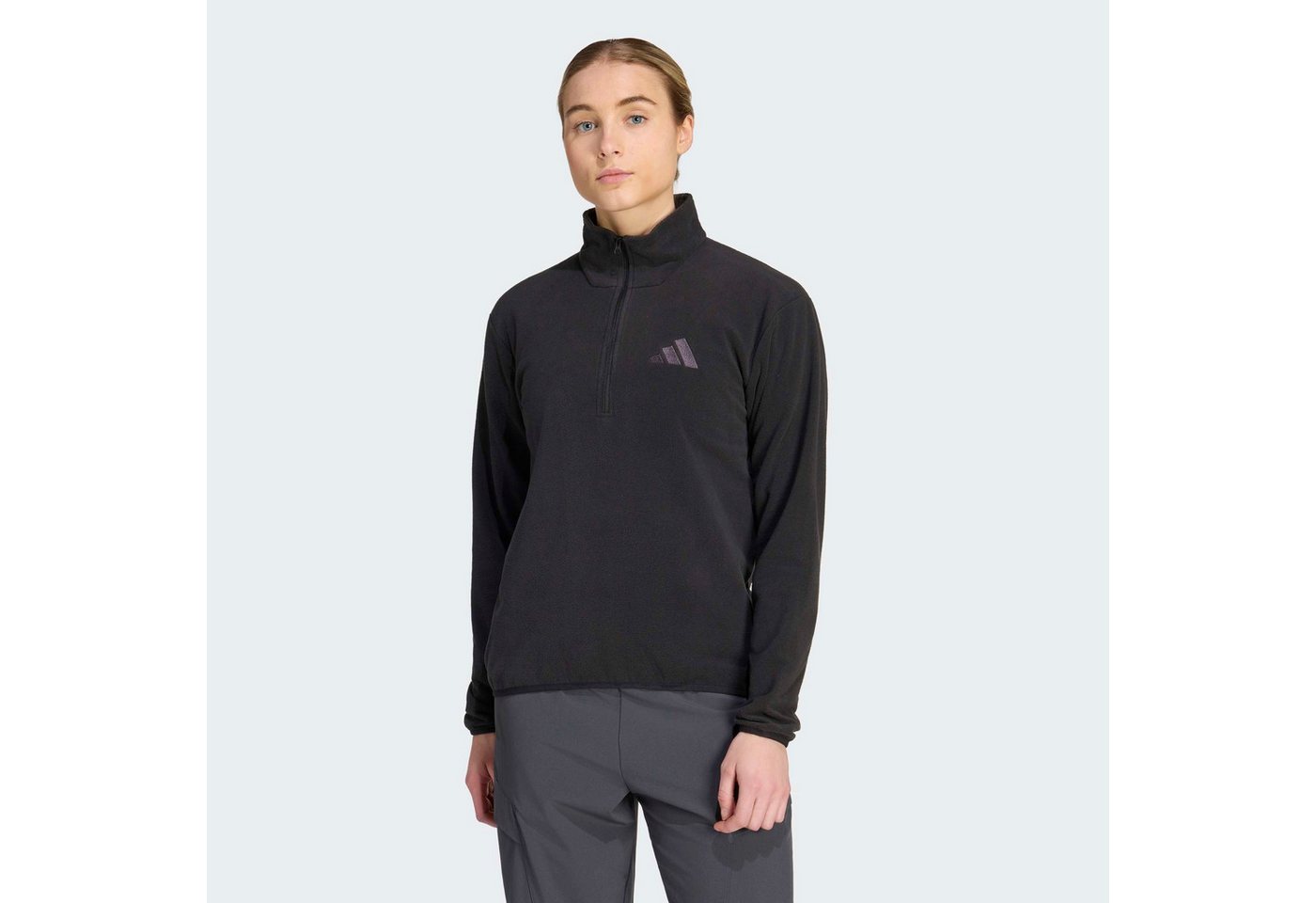 adidas TERREX Rollkragenshirt MULTI ESSENTIALS, REISSVERSCHLUSS BIS ZUR BRUST