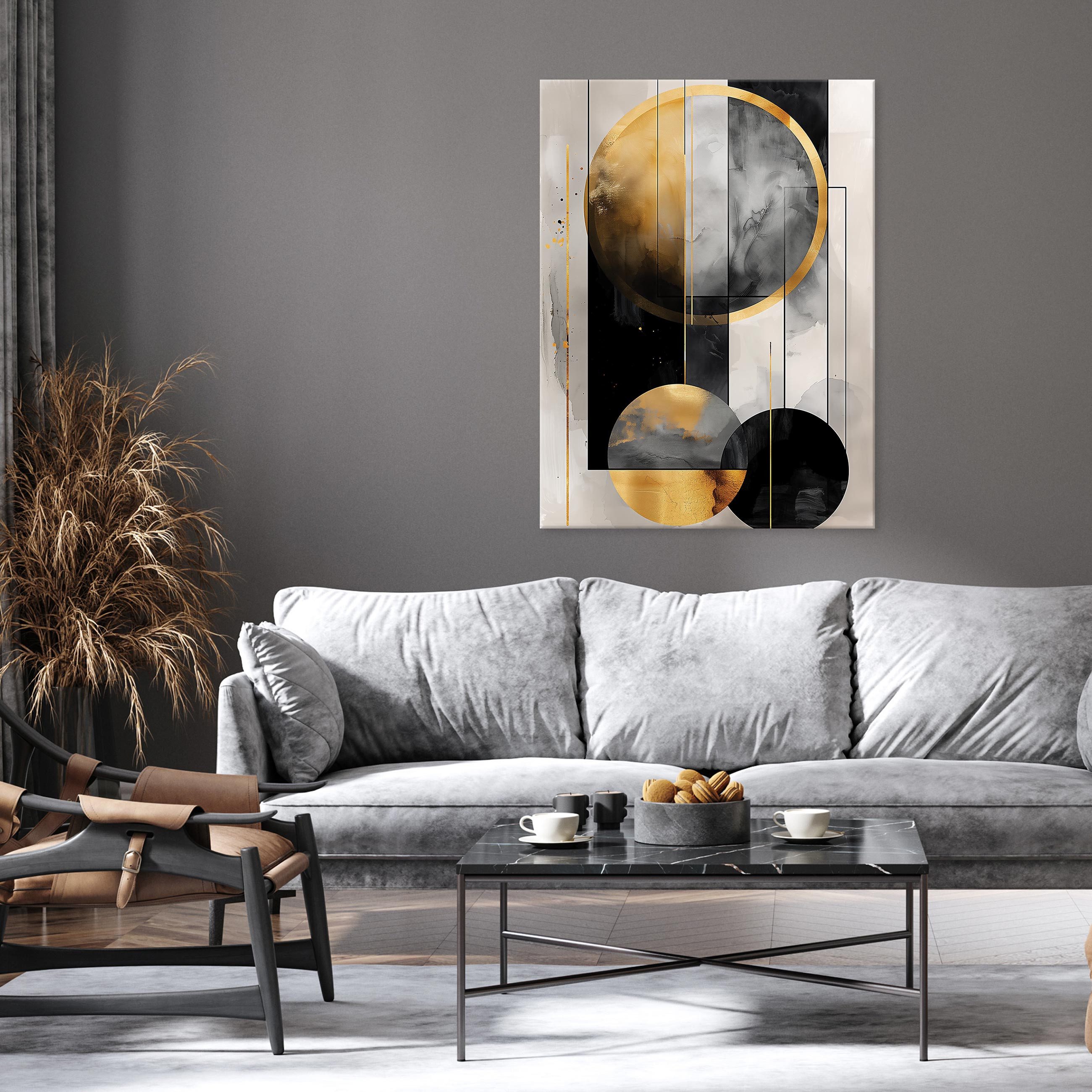 Wallarena Leinwandbild Abstrakt Glamour Art Kunst Wandbild XXL Leinwandbild günstig online kaufen