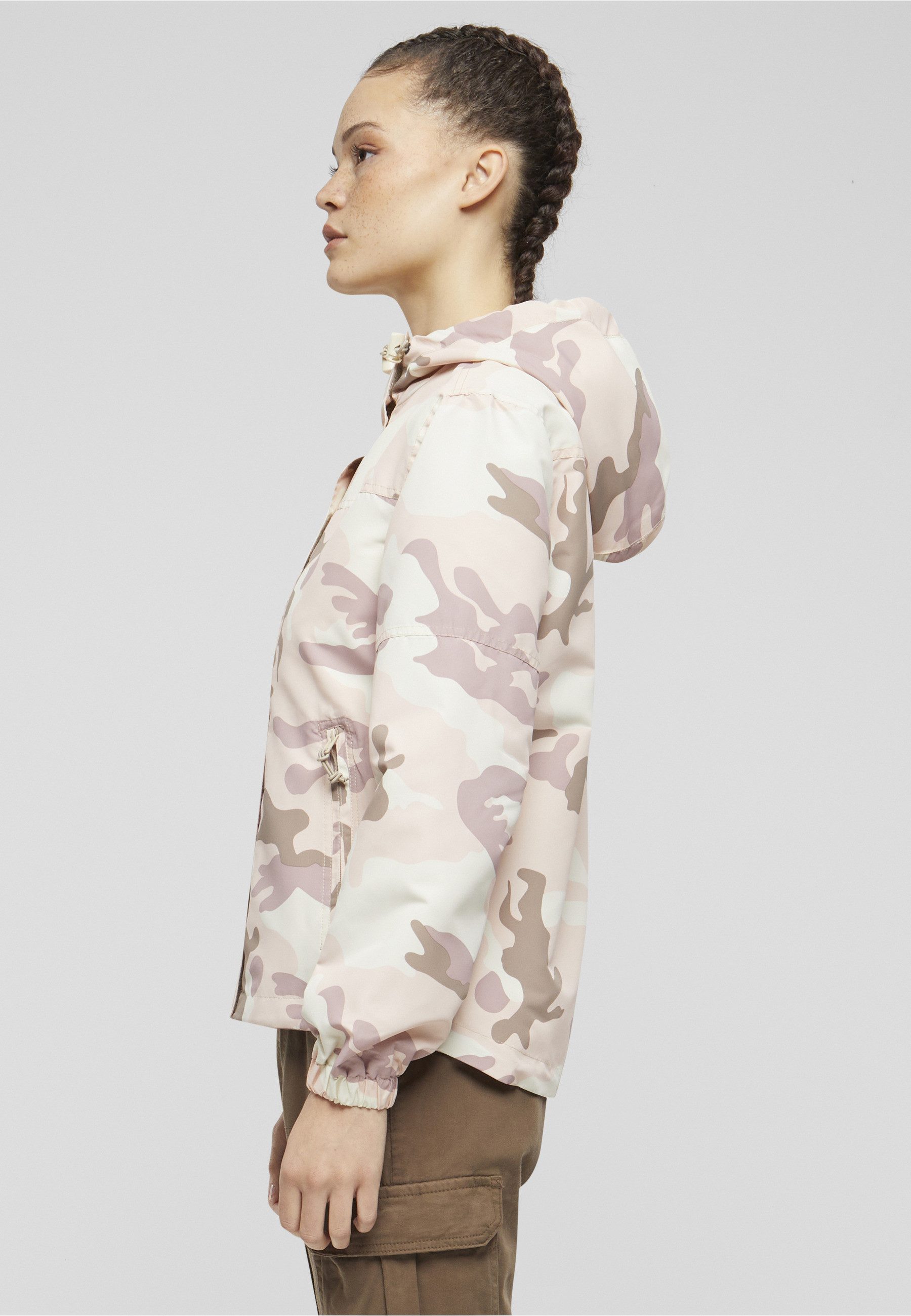 Brandit Allwetterjacke Brandit Damen Ladies Summer Windbreaker Frontzip (1-St)