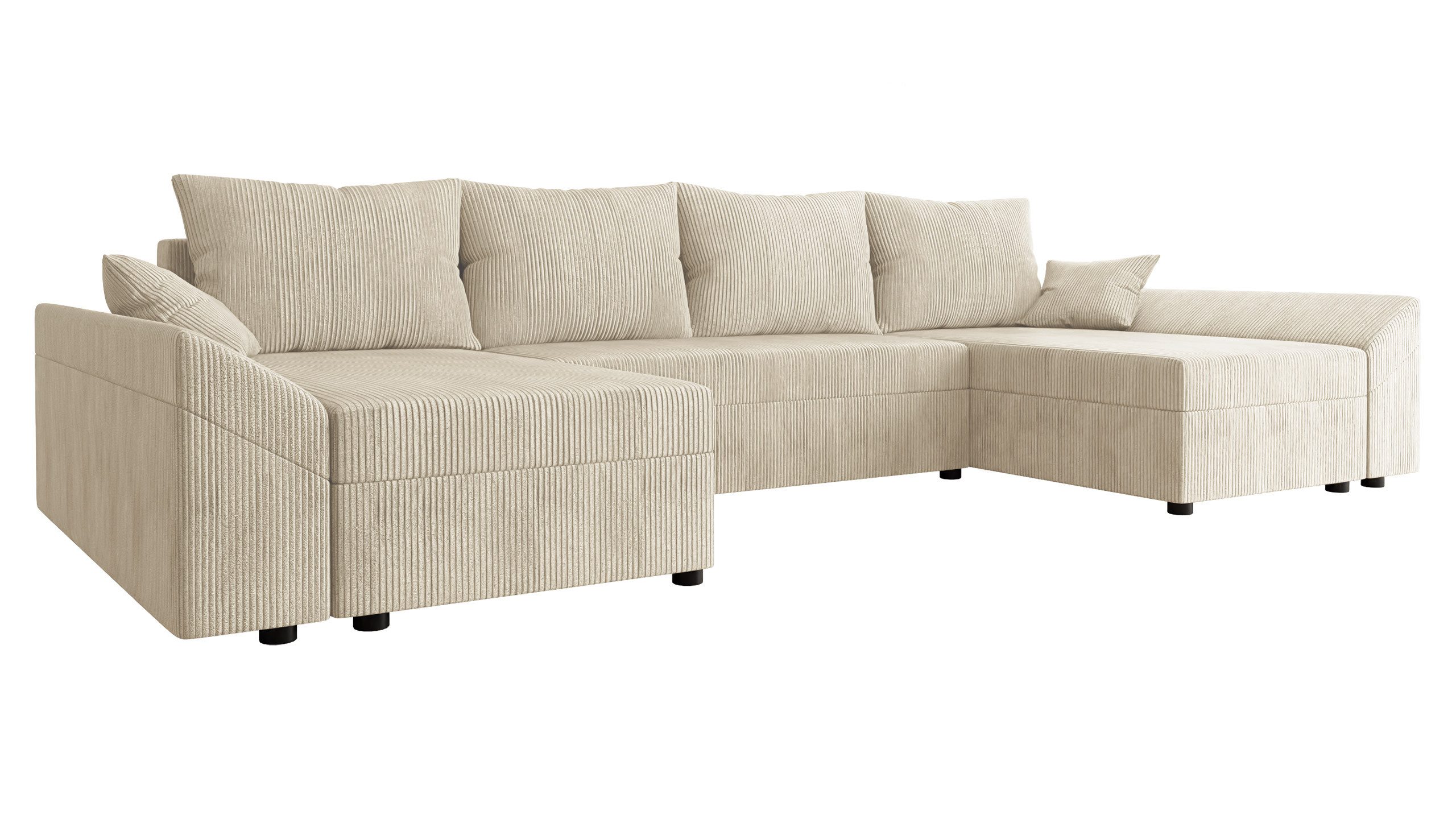 MIRJAN24 Wohnlandschaft Dante U Cord, mit günstig online kaufen