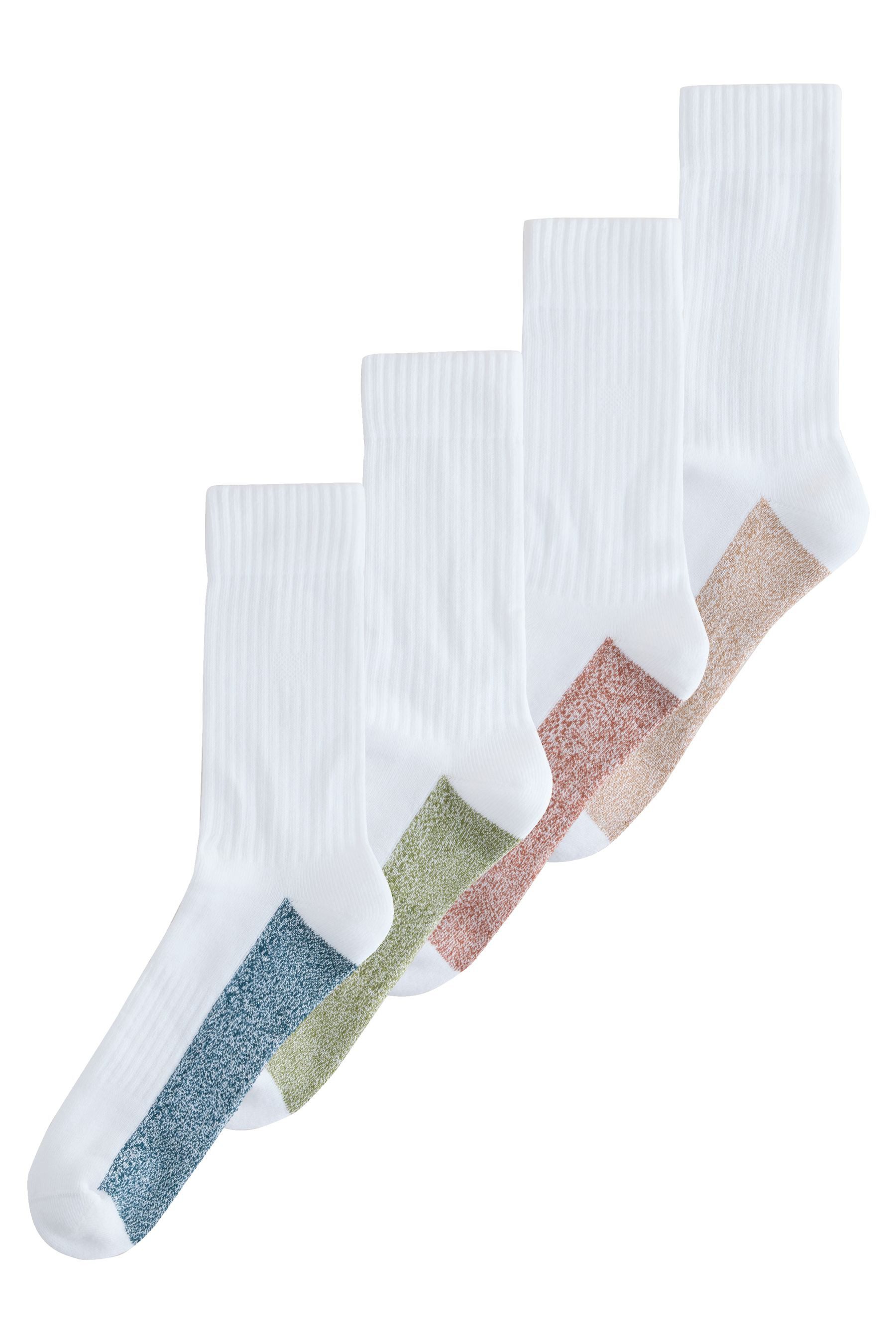 Sportsocken Sportsocken mit gepolsterter Sohle, 4er-Pack