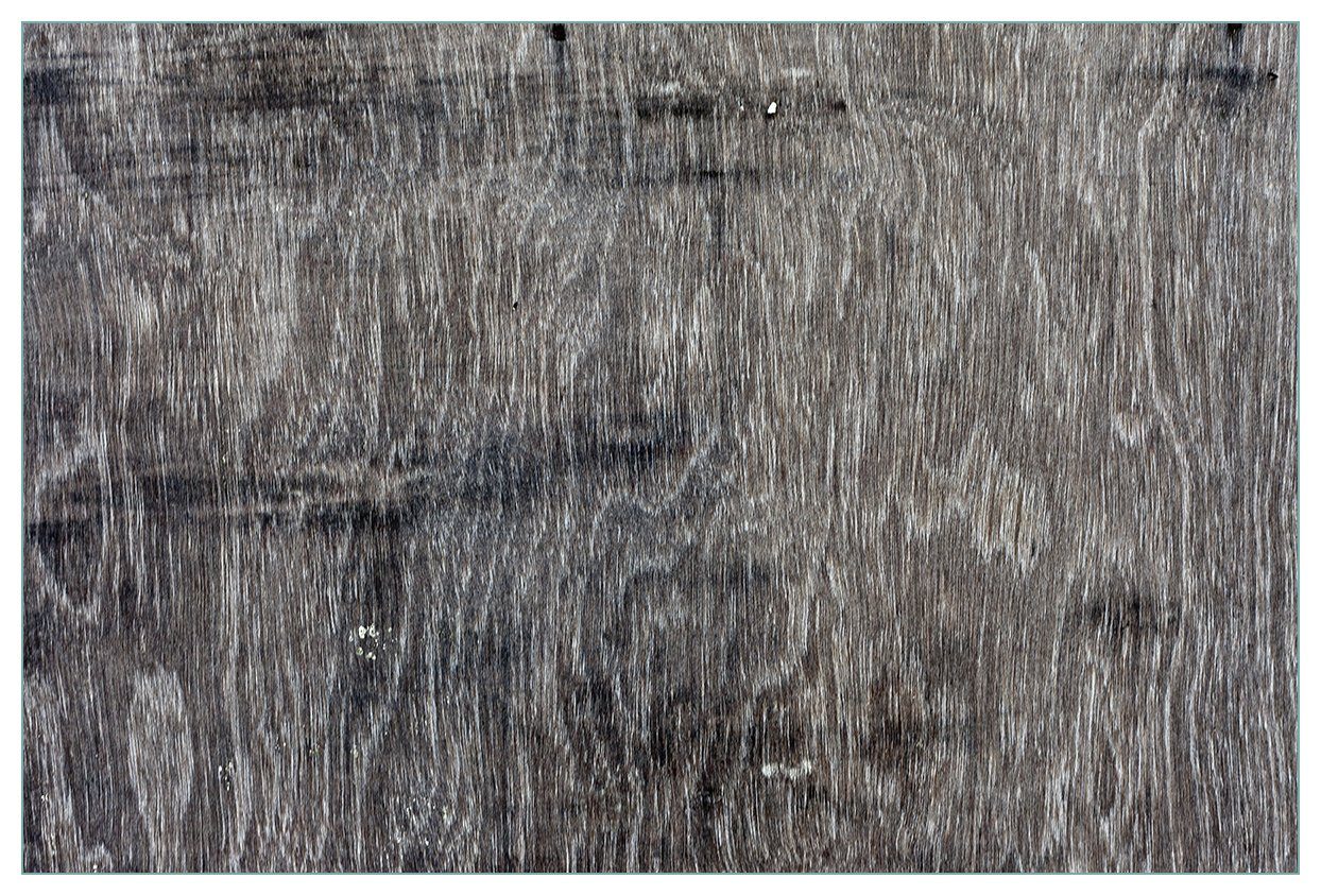 grau, Holzmuster schwarz, in Wallario und (1-tlg) braun Küchenrückwand