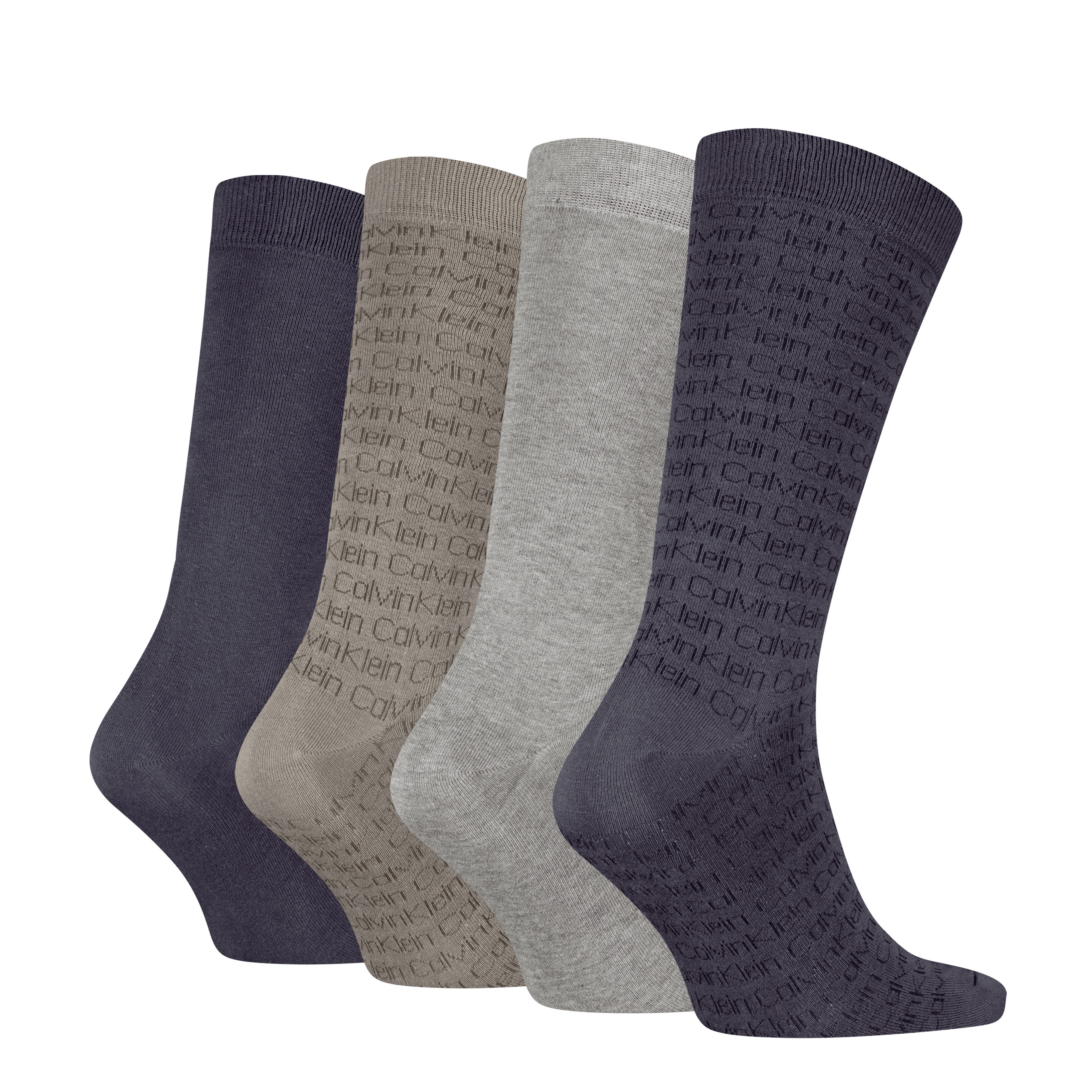 Calvin Klein Socken CK MEN SOCK 4P GIFTBOX AOP (4er Pack)