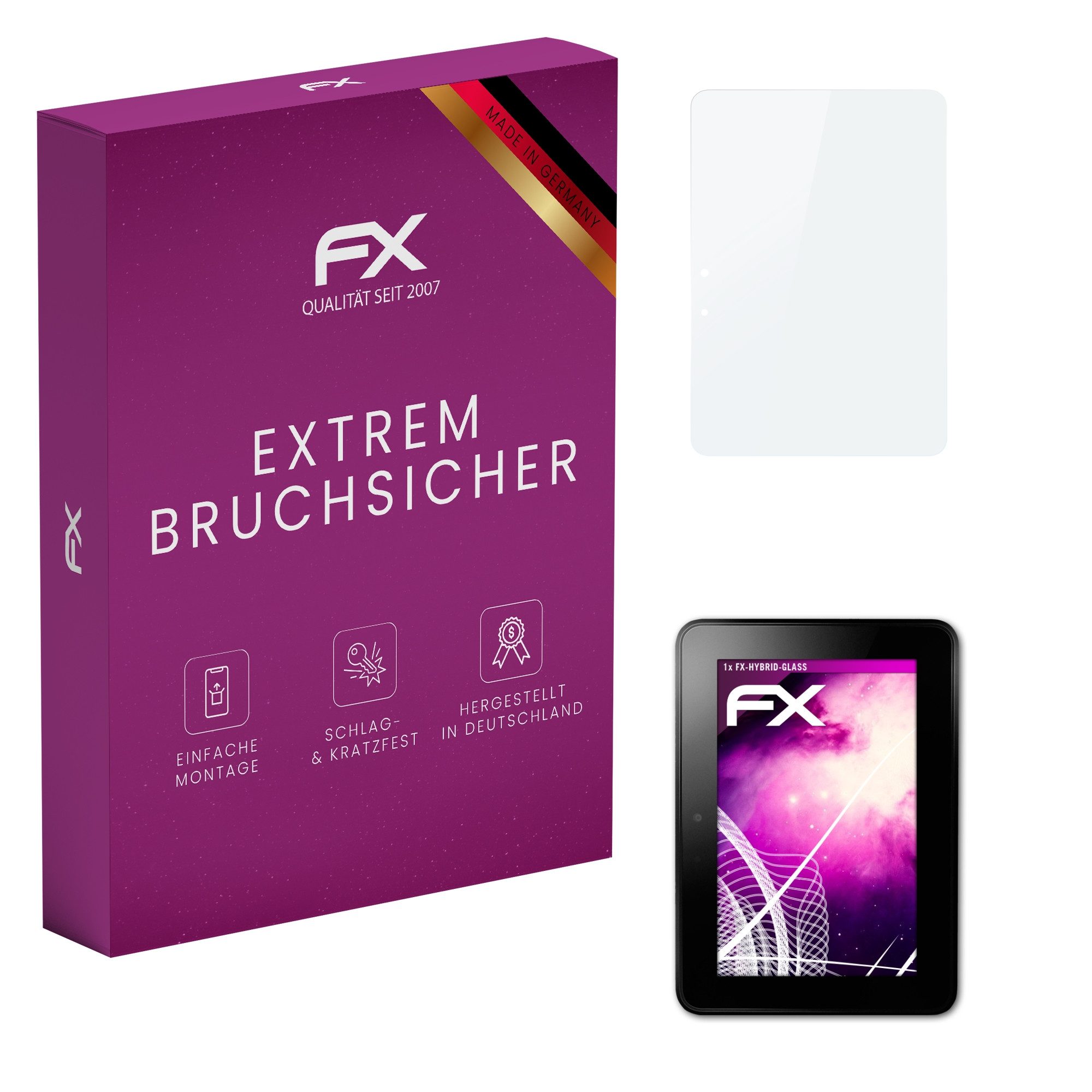 Schutzfolie Panzerglasfolie für Amazon Kindle Fire HD 7 2012