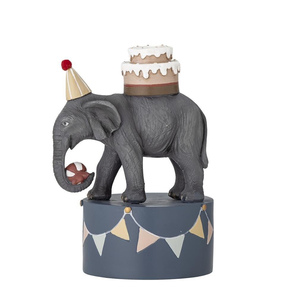 Grau 18cm Zirkuselefant, Kindergeburtstag Bloomingville Polyresin Flor Kerzenständer für