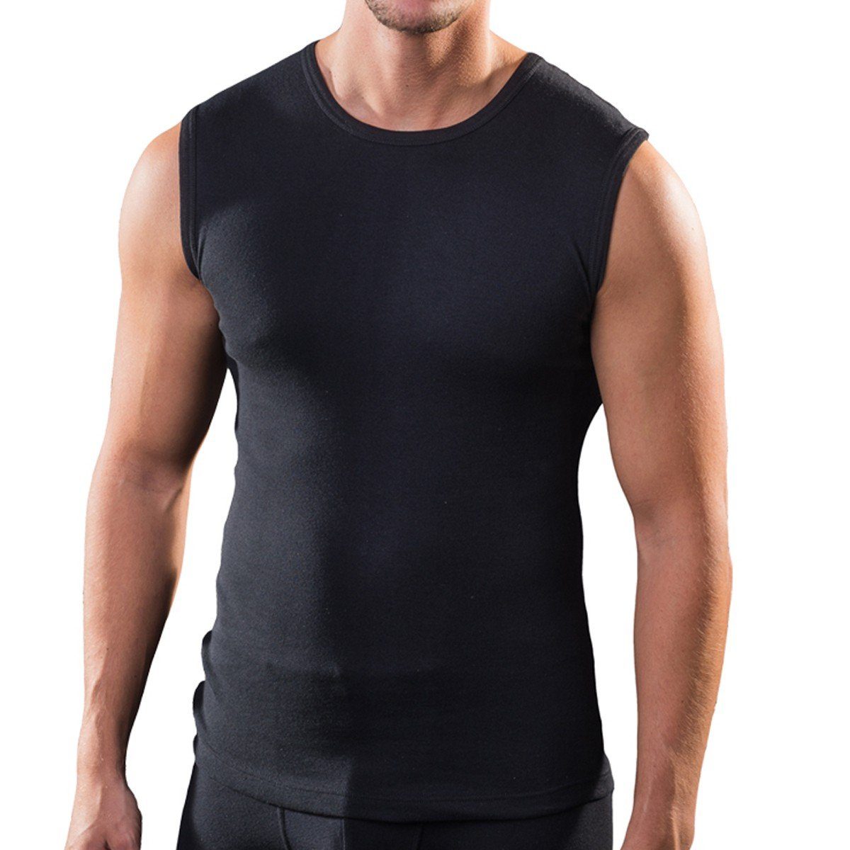 HERMKO Achseltop 3040 Herren Muskelshirt aus 100% Biobaumwolle, Unterhemd V günstig online kaufen