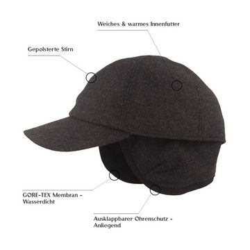 Breiter Baseball Cap Gore-Tex 6-teilige Baseballcap mit Ohrenschutz