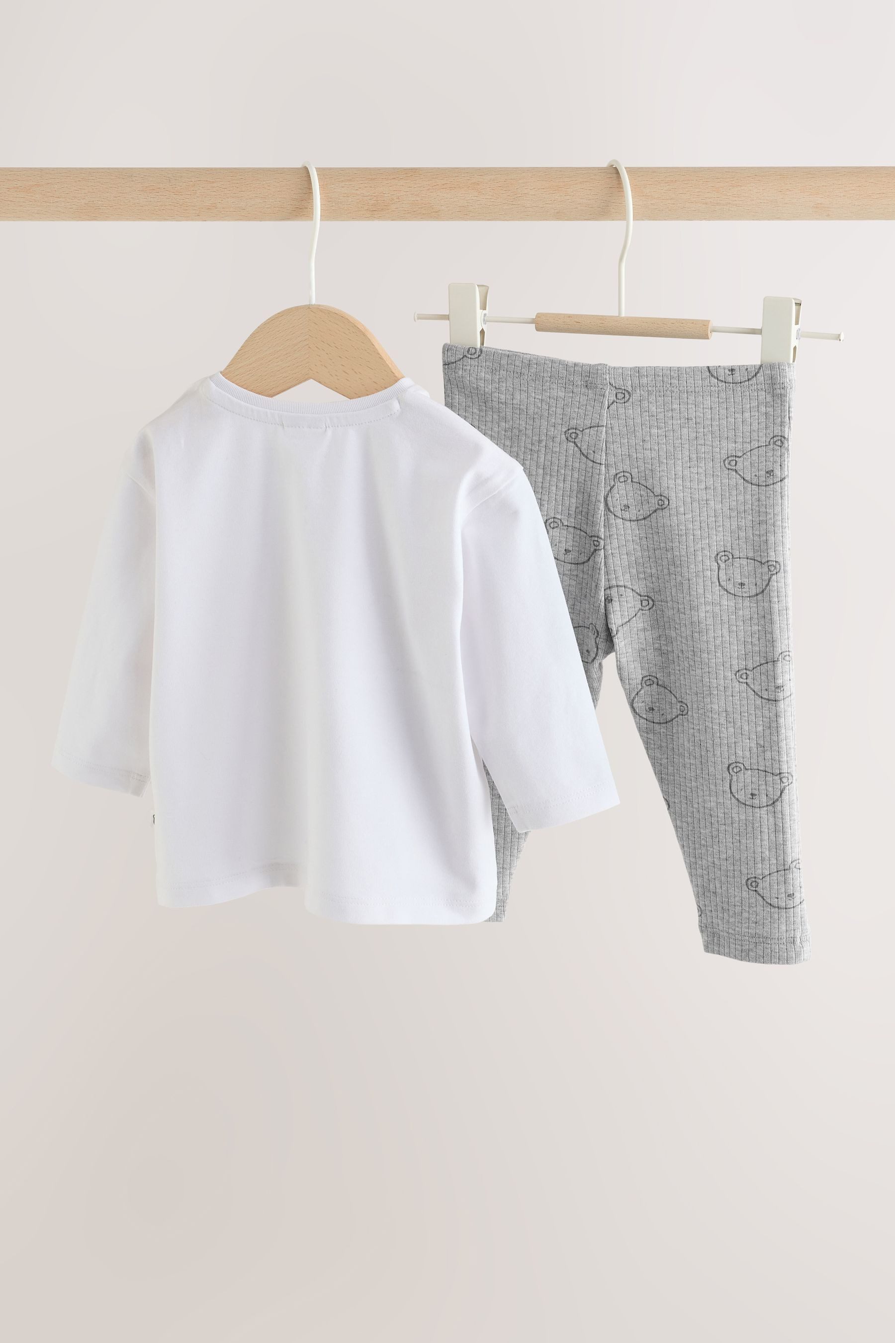 Next Langarmshirt & Leggings Baby Oberteil und Leggings im Set (2-tlg)