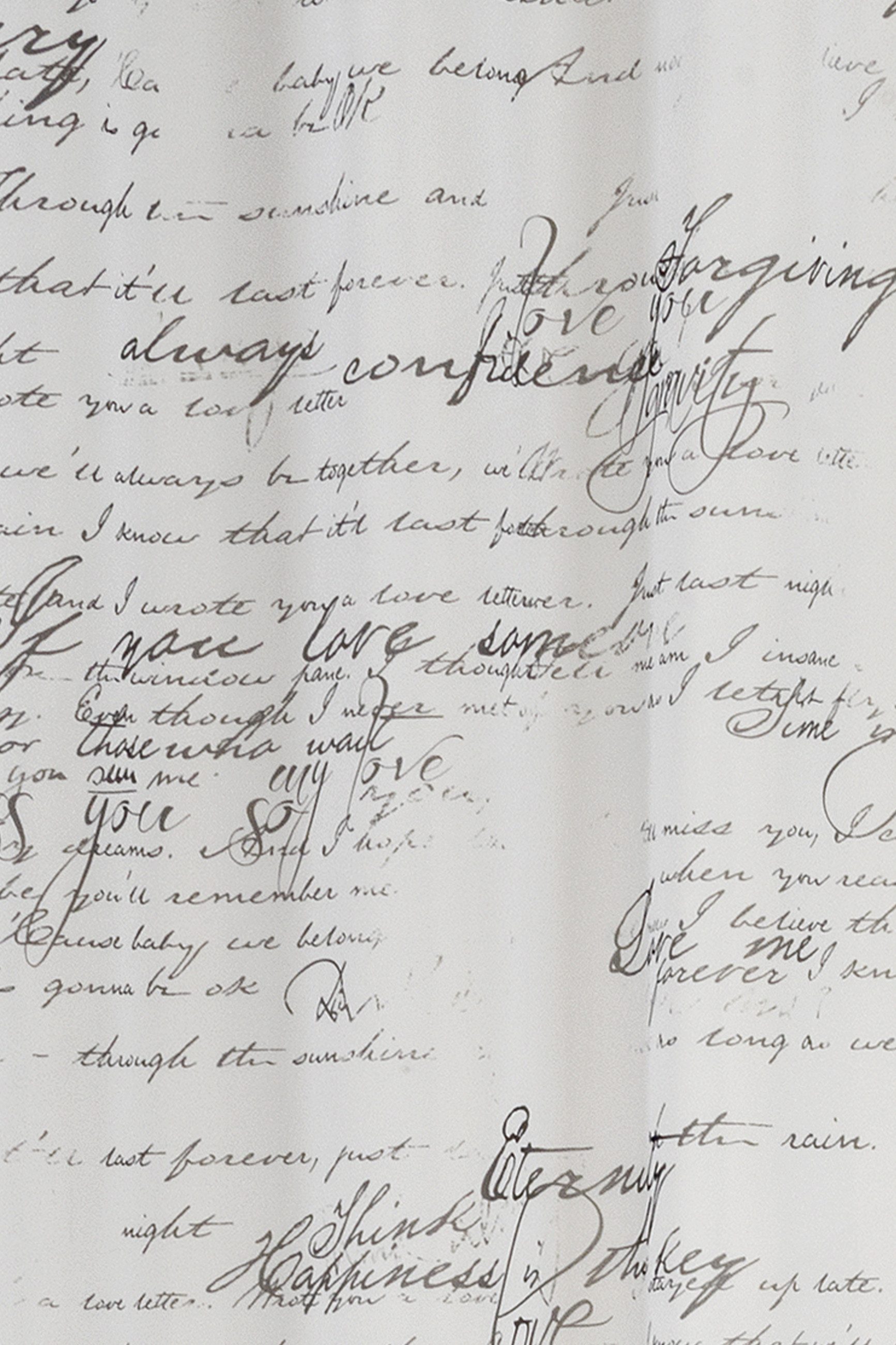 ELBERSDRUCKE Vorhang Loveletter (1 St), Schlaufen, günstig online kaufen