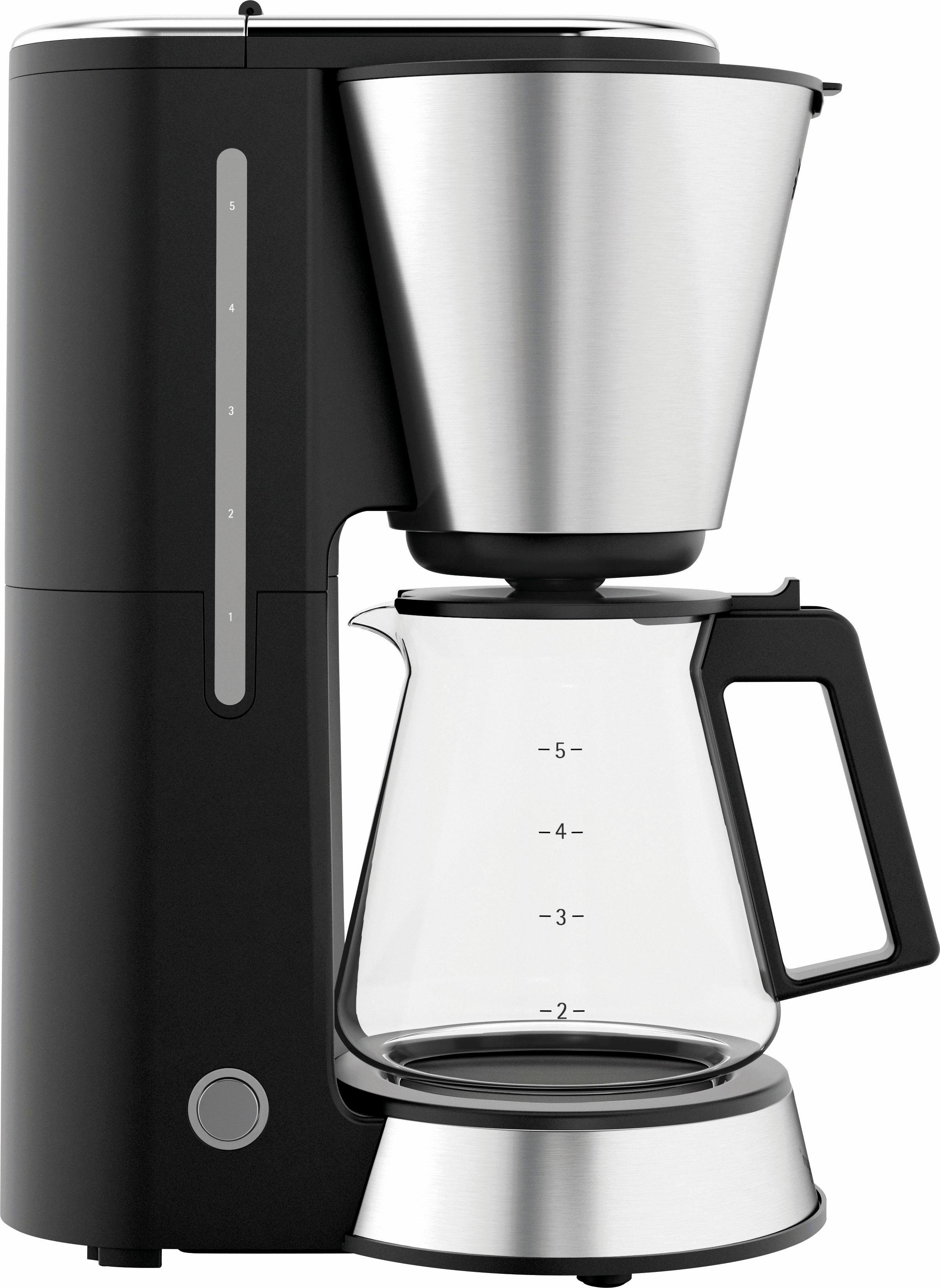 WMF Filterkaffeemaschine KÜCHENminis® Aroma, 0,65l Kaffeekanne, Papierfilter 1x2, mit Glaskanne