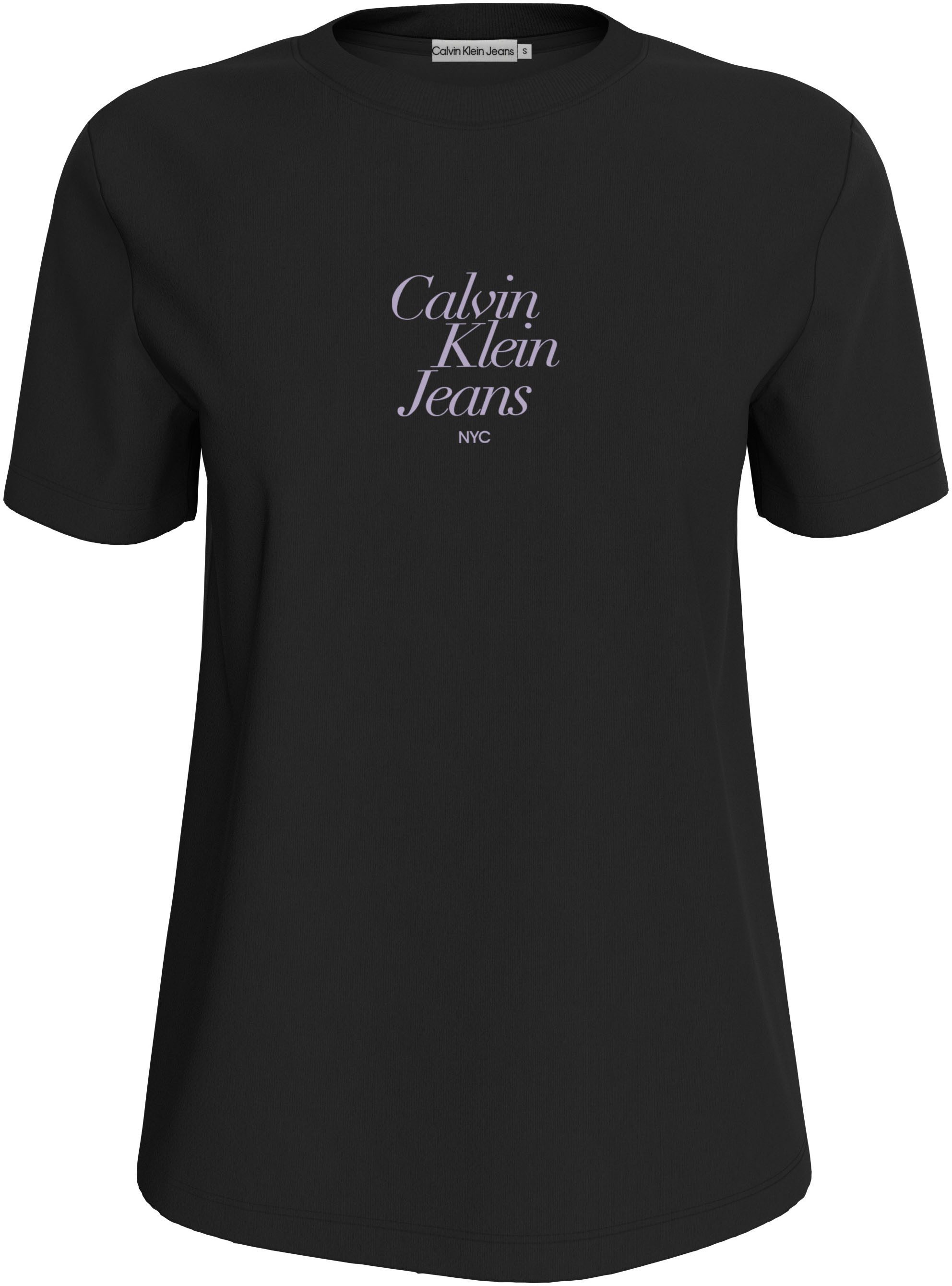 Calvin Klein Jeans T-Shirt FONT GRAPHIC REGULAR TEE mit Logoschriftzug