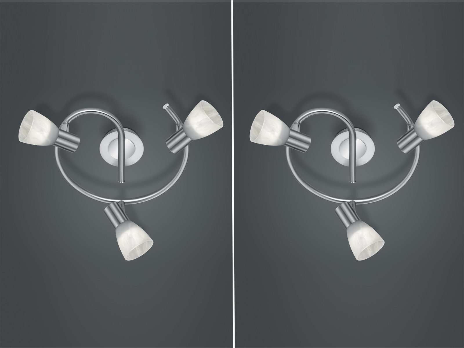 TRIO Leuchten LED Deckenstrahler, LED wechselbar, Warmweiß, Decken-lampe De günstig online kaufen