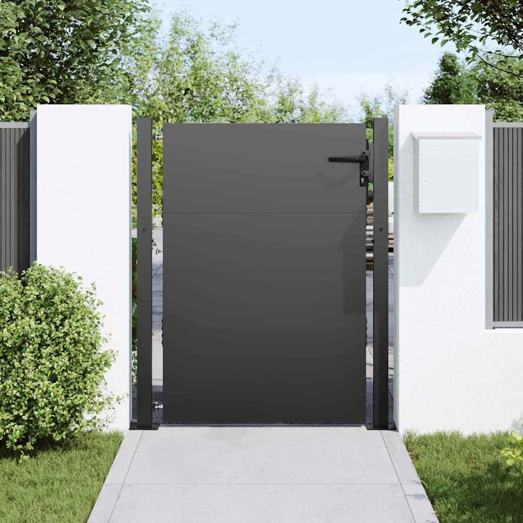 vidaXL Gartentor Gartentor Schwarz 105 x günstig online kaufen