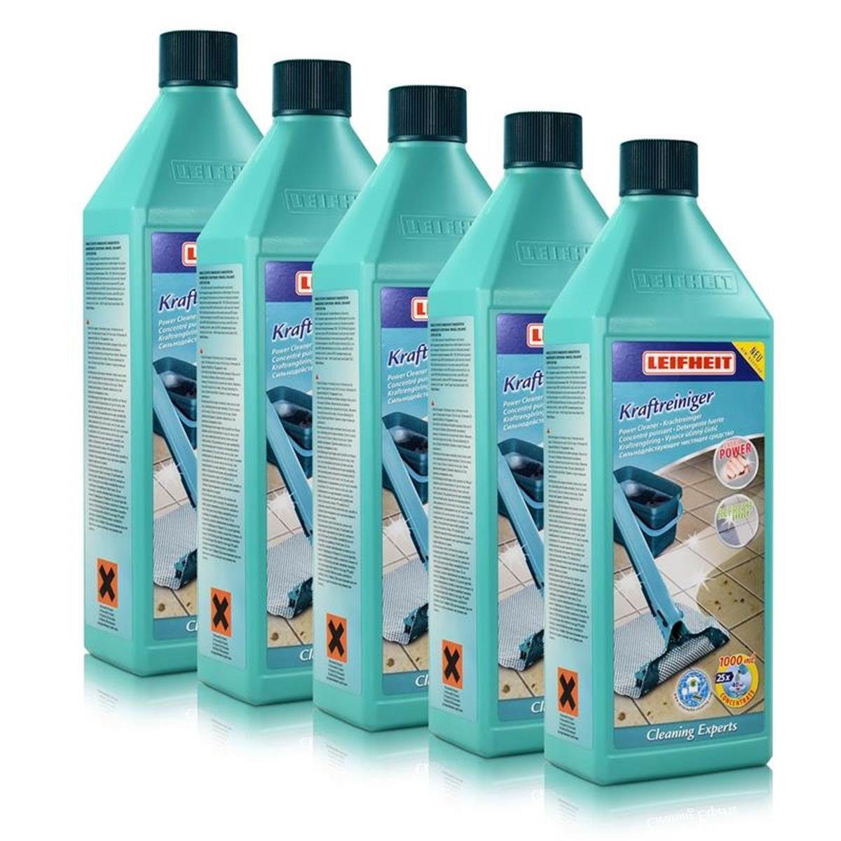 Leifheit 5x Leifheit Kraftreiniger Cleaning Experts 1 L Fussbodenreiniger