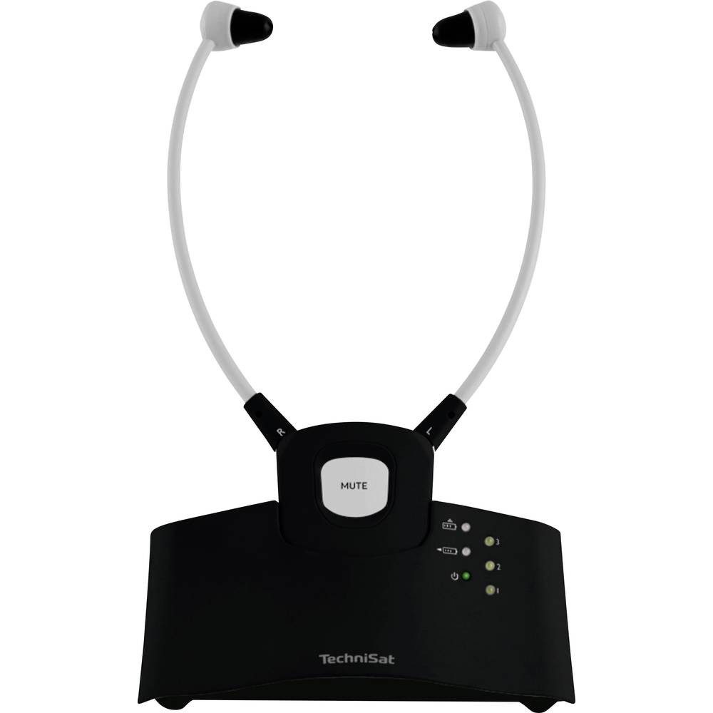 TechniSat kabelloser Stereo-Funkkopfhörer für Fernseher 0001/9130 Kopfhörer (Lautstärkeregelung)