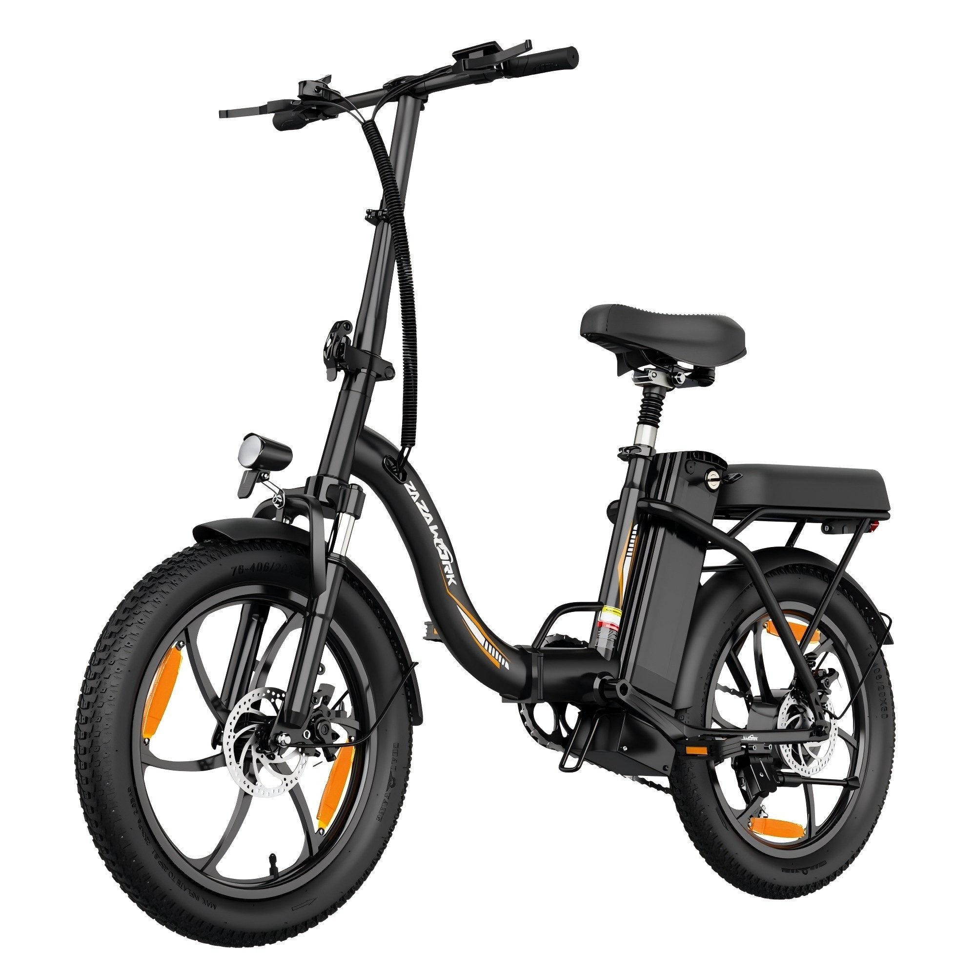SSY E-Bike Kompaktes Elektrofahrrad mit Tiefeinstieg, Mittelmotor, (Bequemer Tiefeinstieg), Breite Reifen für stabile Fahrt