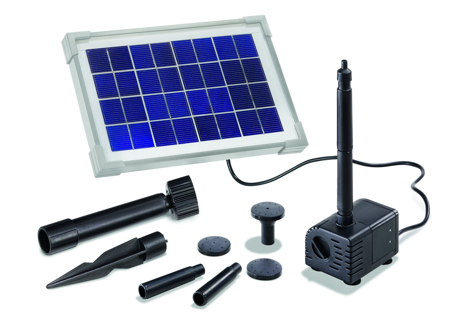esotec Solarpumpe Solar Teichpumpe Palermo S, 3.5W, 300l/h, Gartenteich