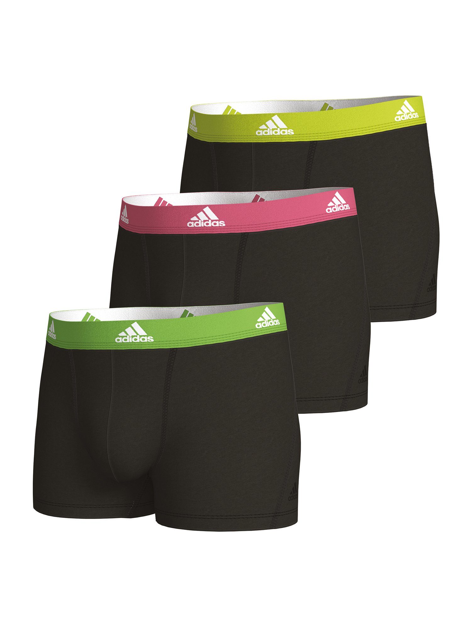 adidas Sportswear Trunk BASIC unterhose männer black&color (3-St) herren