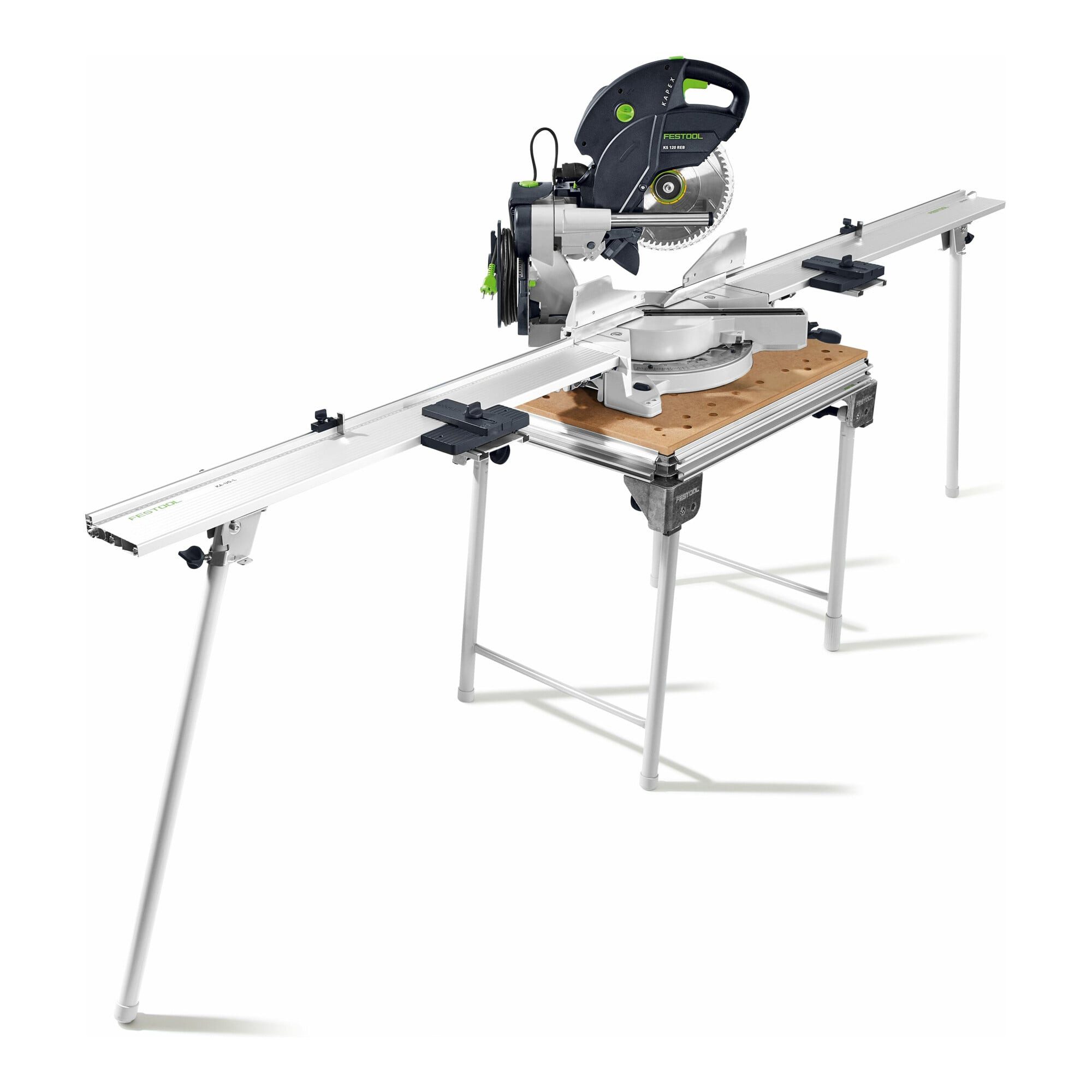 FESTOOL Zug-, Kapp- und Gehrungssäge Festool Kapp-Zugsäge KS 120 REB-Set-MFT KAPEX
