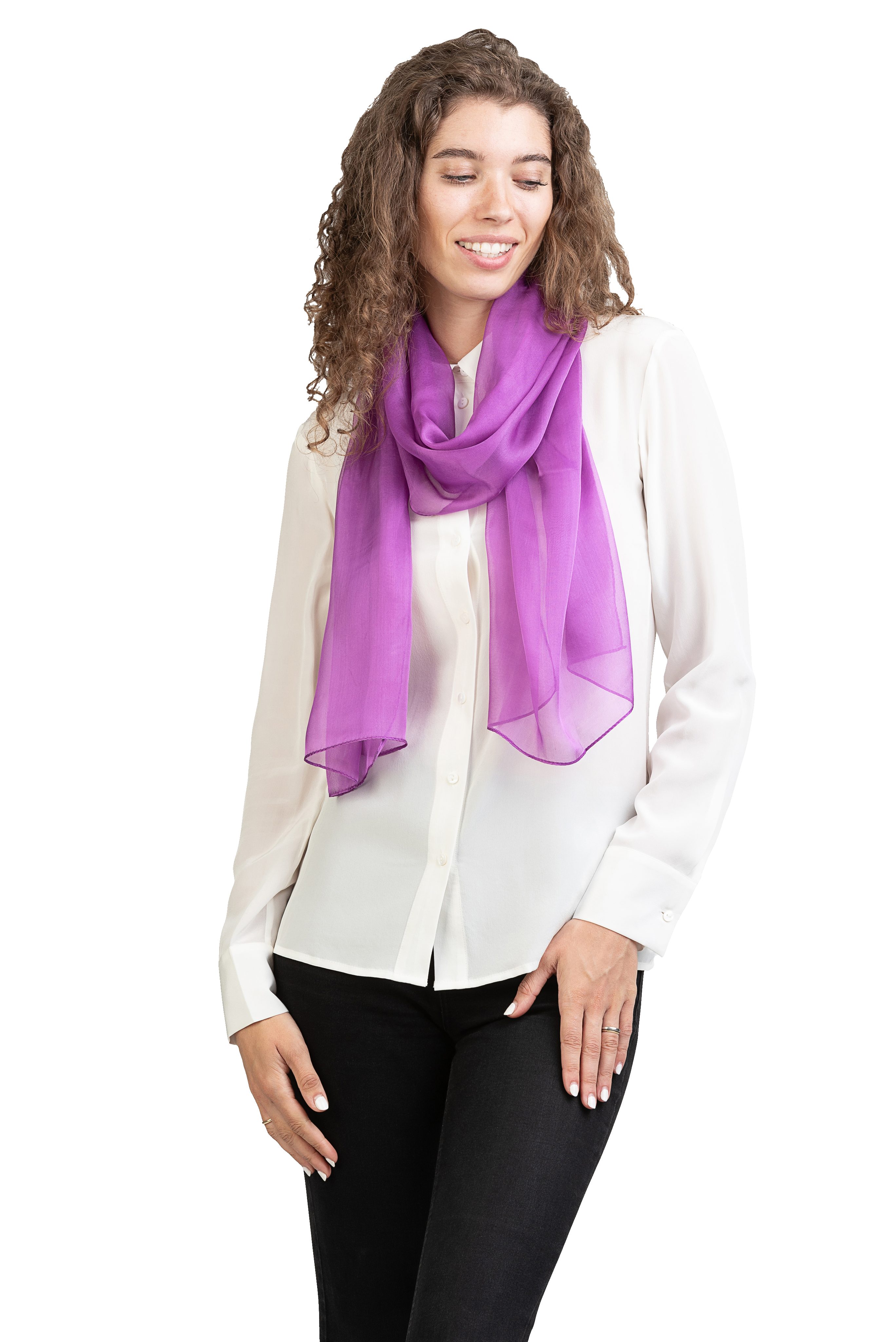 Posh Gear Seidenschal Seiden Schal Chiffon Scialle, aus 100% Seide günstig online kaufen