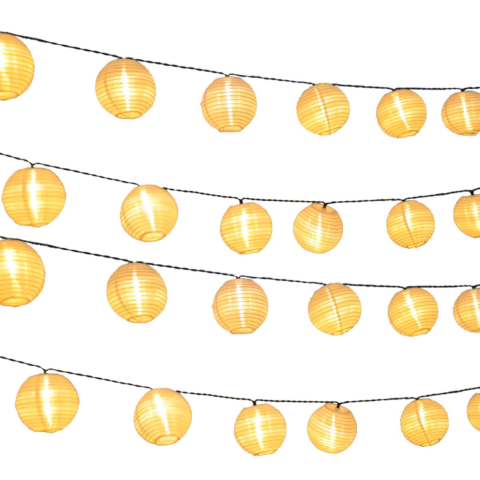 LQWELL LED Solarleuchte Solar Lichterkette Lampions günstig online kaufen