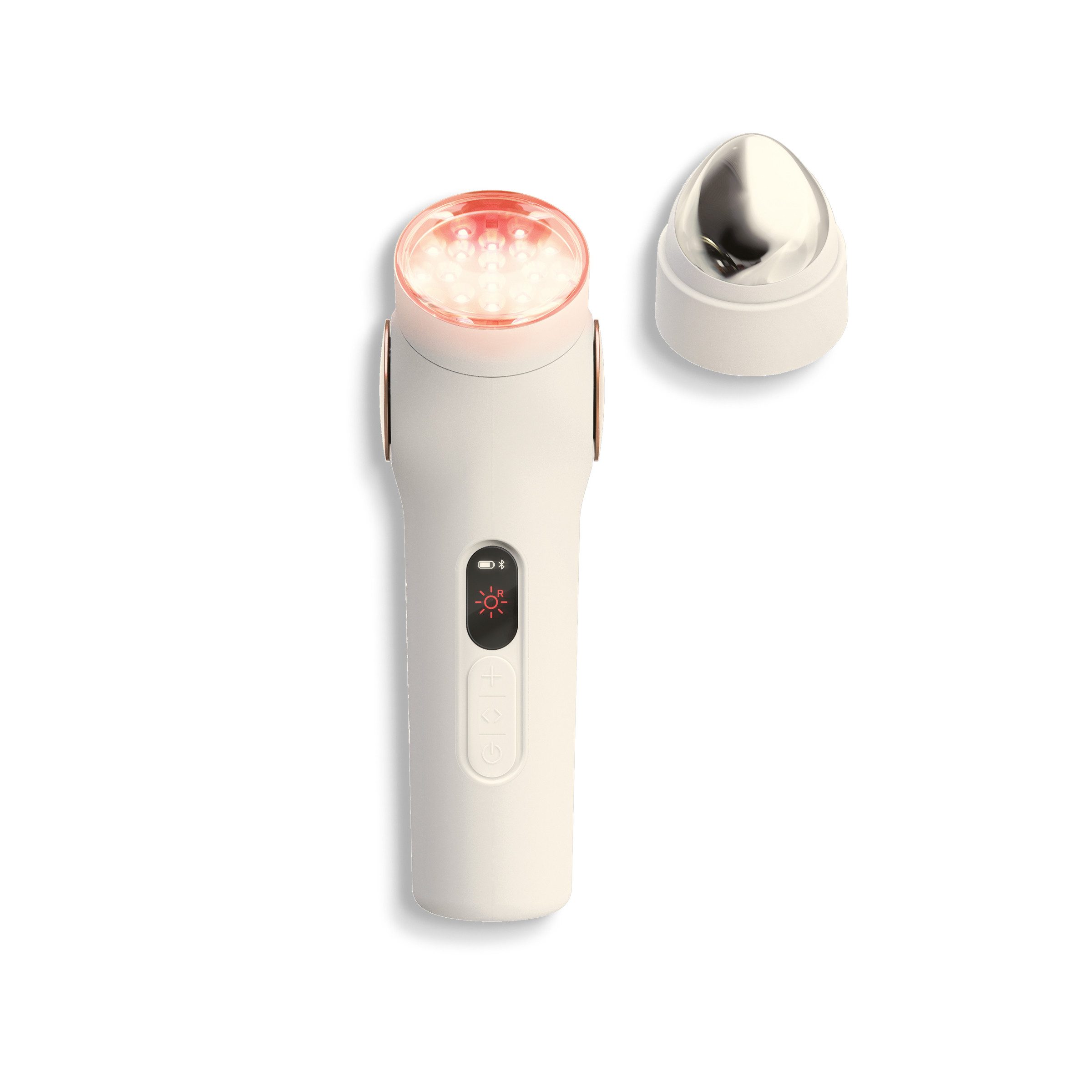 Therabody Gesichtsmassagegerät SkinSpa ThermLED LED-Lichttherapie, Wärmetherapie, Vibrationstherapie, Hautpflege, Skincare & Anti-Aging für Gesichtshaut, kabellos