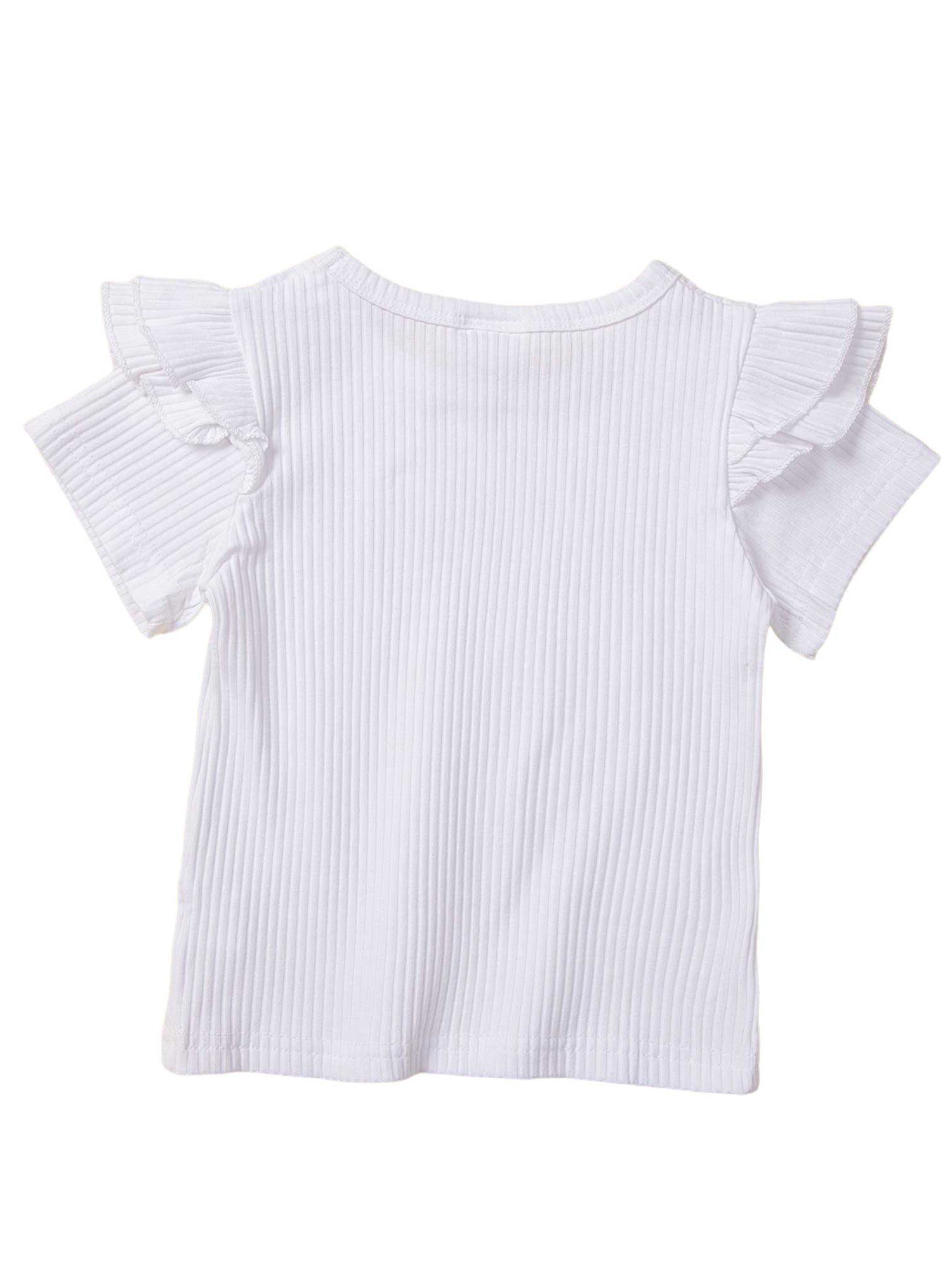 Kinder Mädchen (Gr. 50 - 92) LAPA T-Shirt & Shorts LAPA Mädchen T-Shirt + Lätzchen