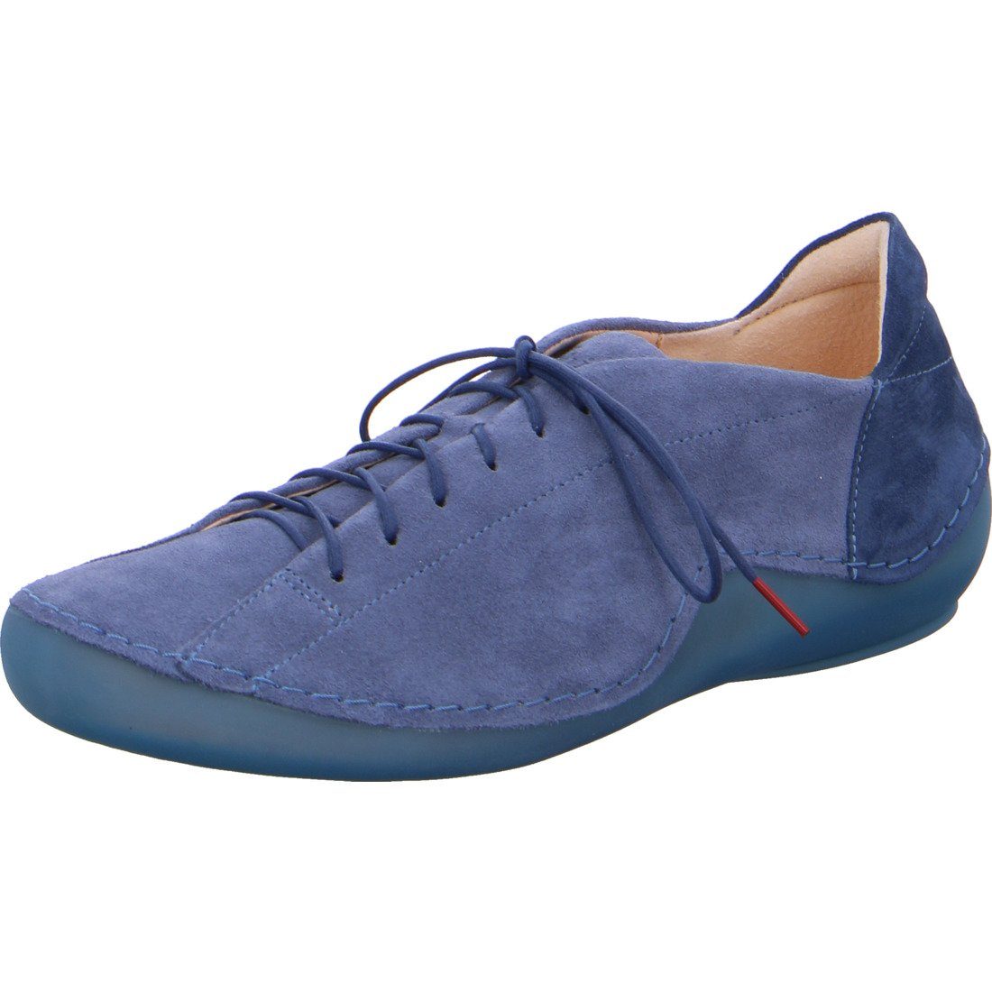 Schnürschuh Think! Schuhe, Kapsl Schnürschuh - 039153 blau Glattleder Think!