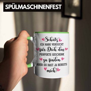 Trendation Tasse Trendation - Freundin Geschenk Tasse Liebe Paare Valentinstag Valentinstaggeschenk Freund Schatz