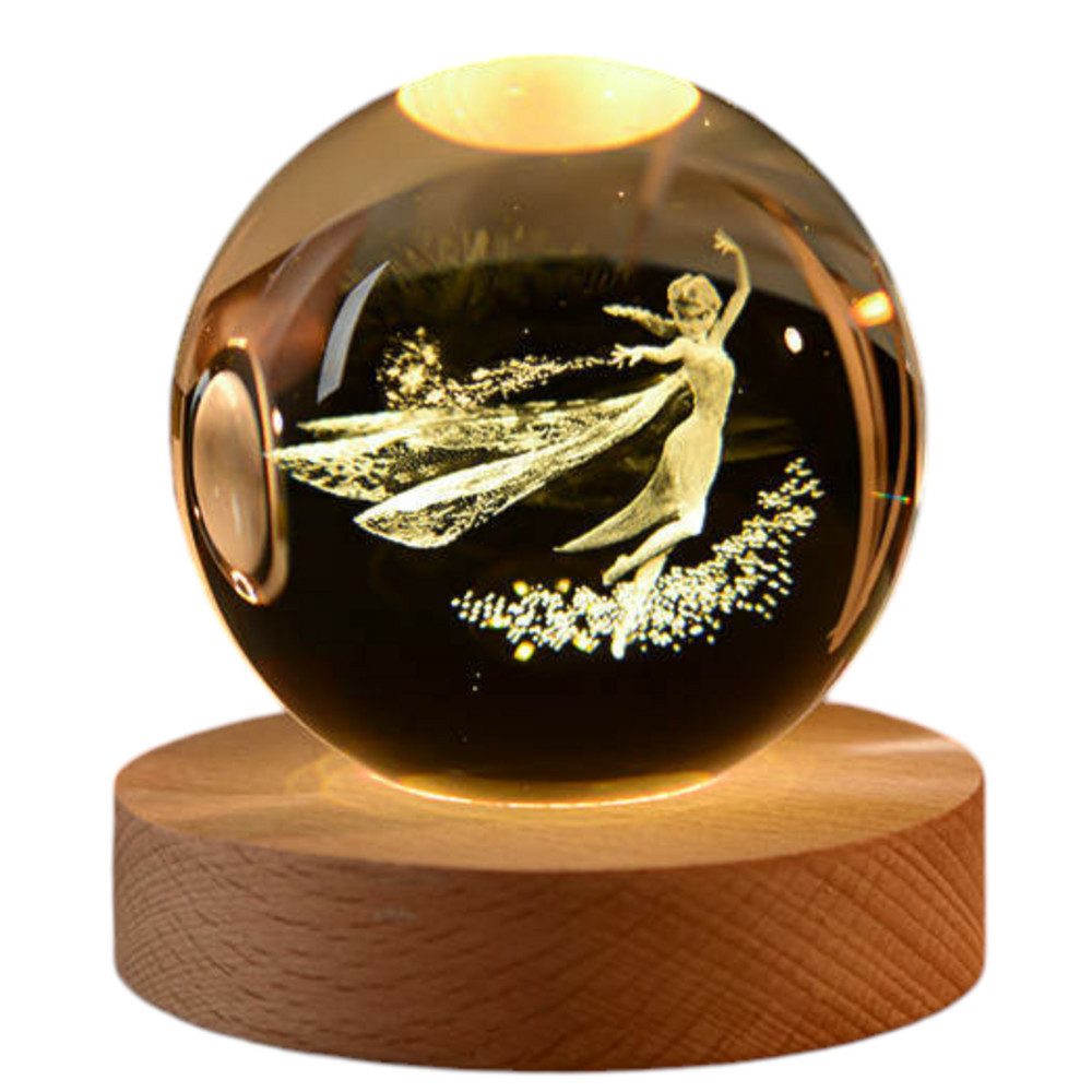 Little Lorien Nachtlicht Kristall 3D Nachtlicht für Kinder Mädchen und Jung günstig online kaufen