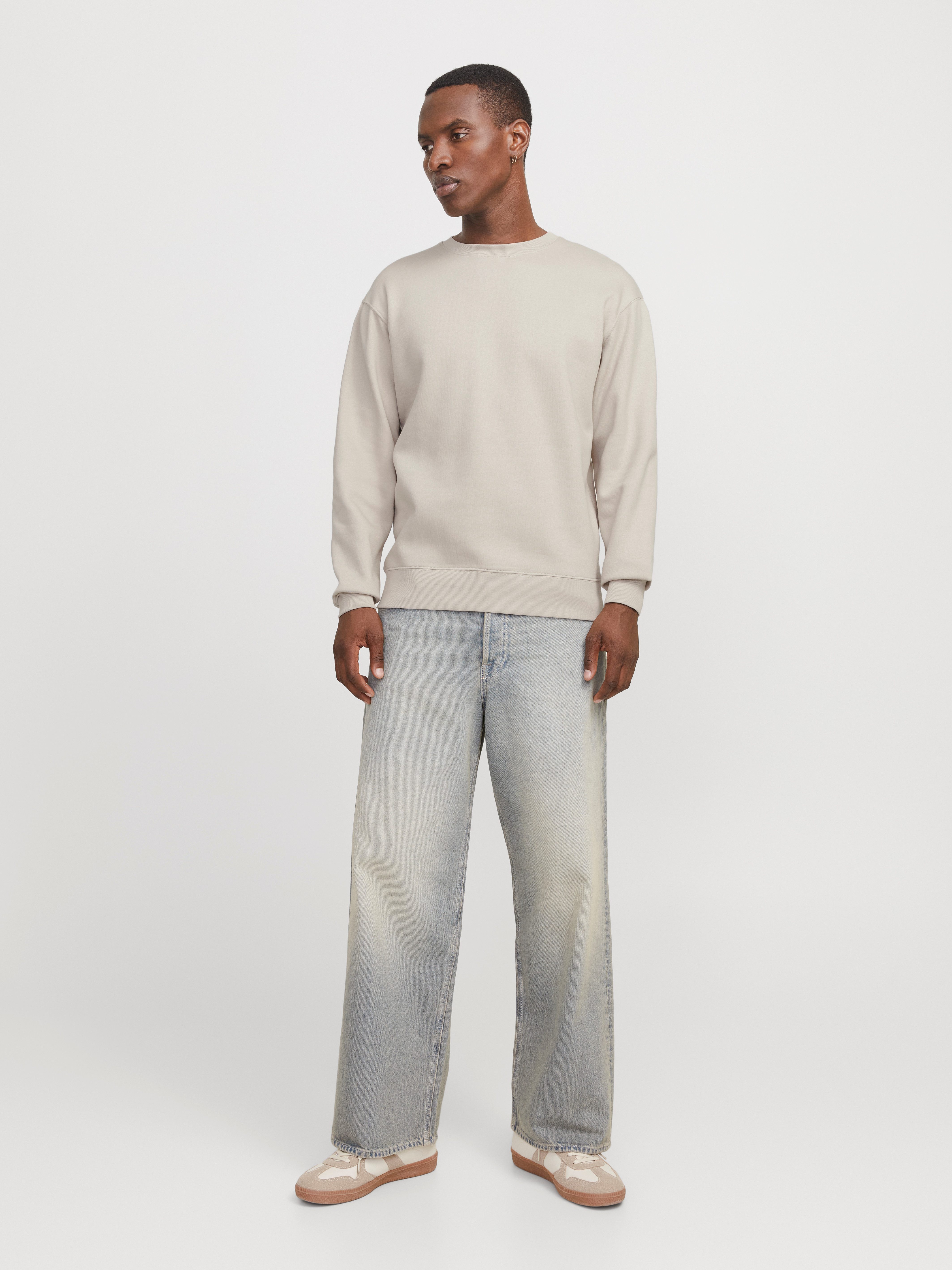 Jack & Jones Sweatshirt JJESTAR BASIC SWEAT CREW NECK NOOS mit Rundhalsausschnitt