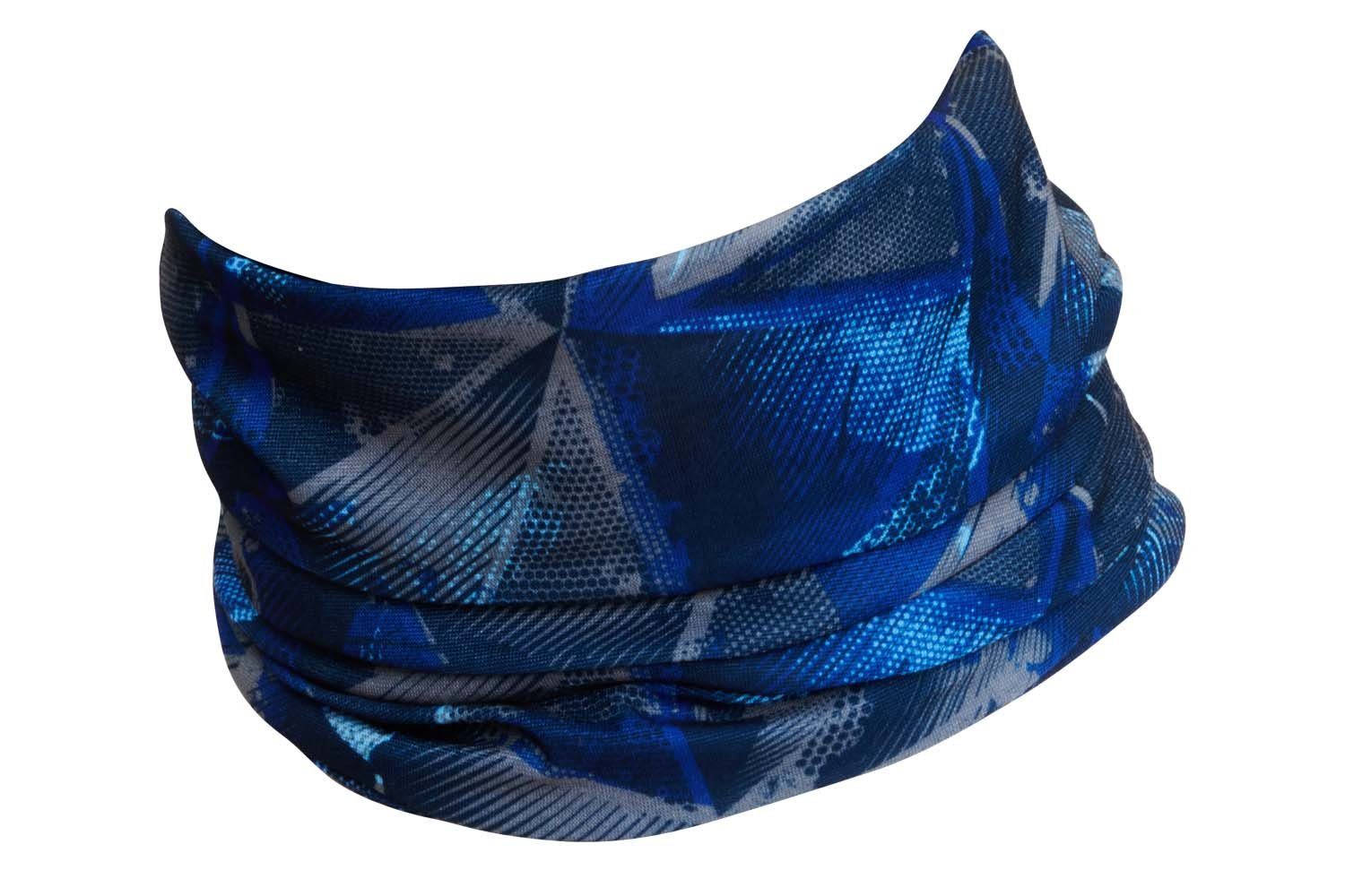 Herren Damen schwarz und blau Sporttuch, Multifunktionstuch - Hilltop Schal, Kopftuch, Halstuch, Schlauchtuch, Netz