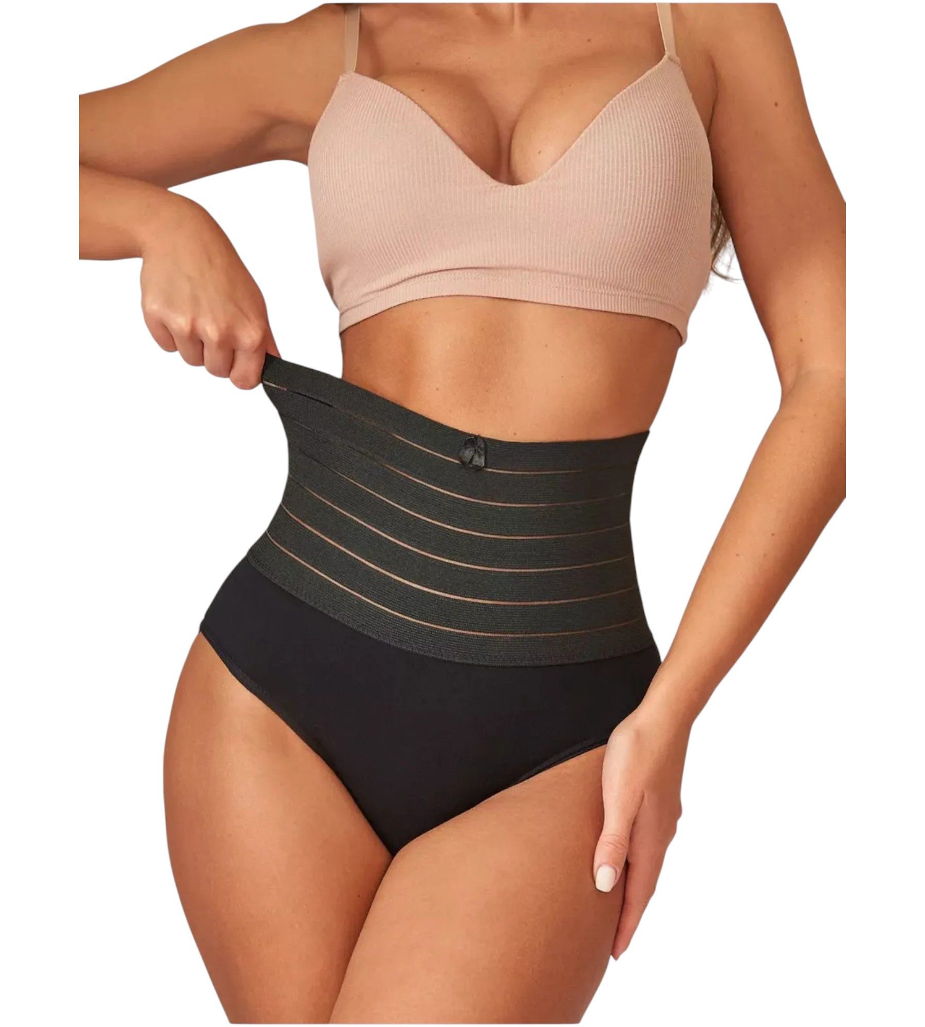 Formangel Miederslip Corsage mit Shaping-Effekt, hoher Bund & nahtloser Abschluss Shapewear (1-St) atmungsaktiver Shaping-Bund, nahtlose Verarbeitung