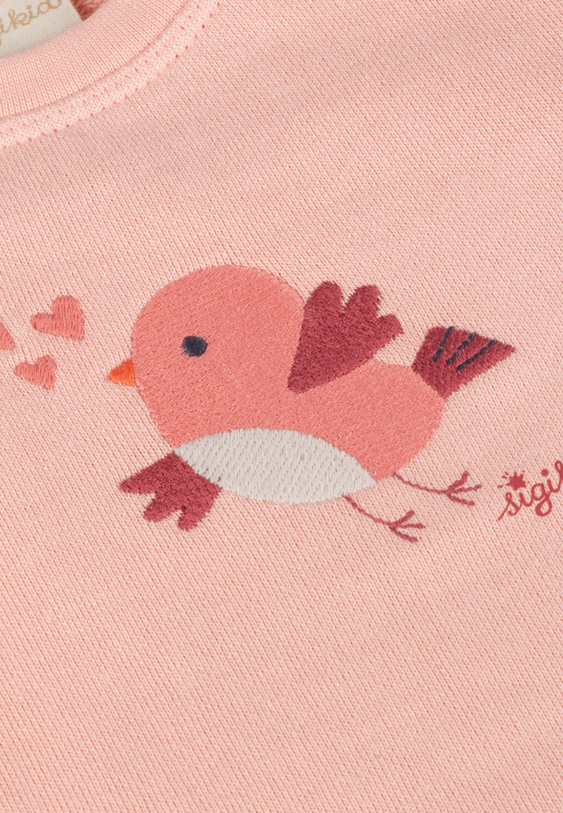 Sigikid Sweatshirt Pink Birds für Babys Mädchen (1-tlg)