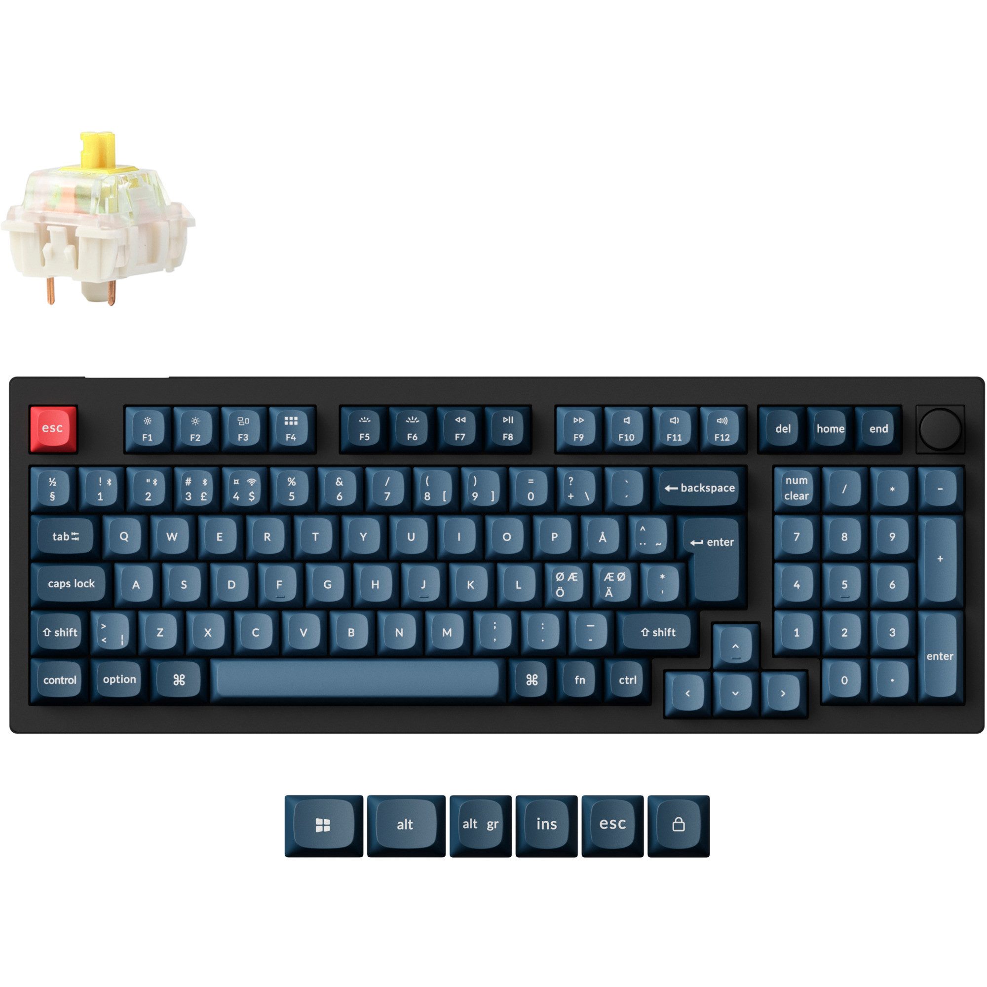 Keychron Keychron V5 Max, Gaming-Tastatur, (Hot-Swap, RGB) Tastatur