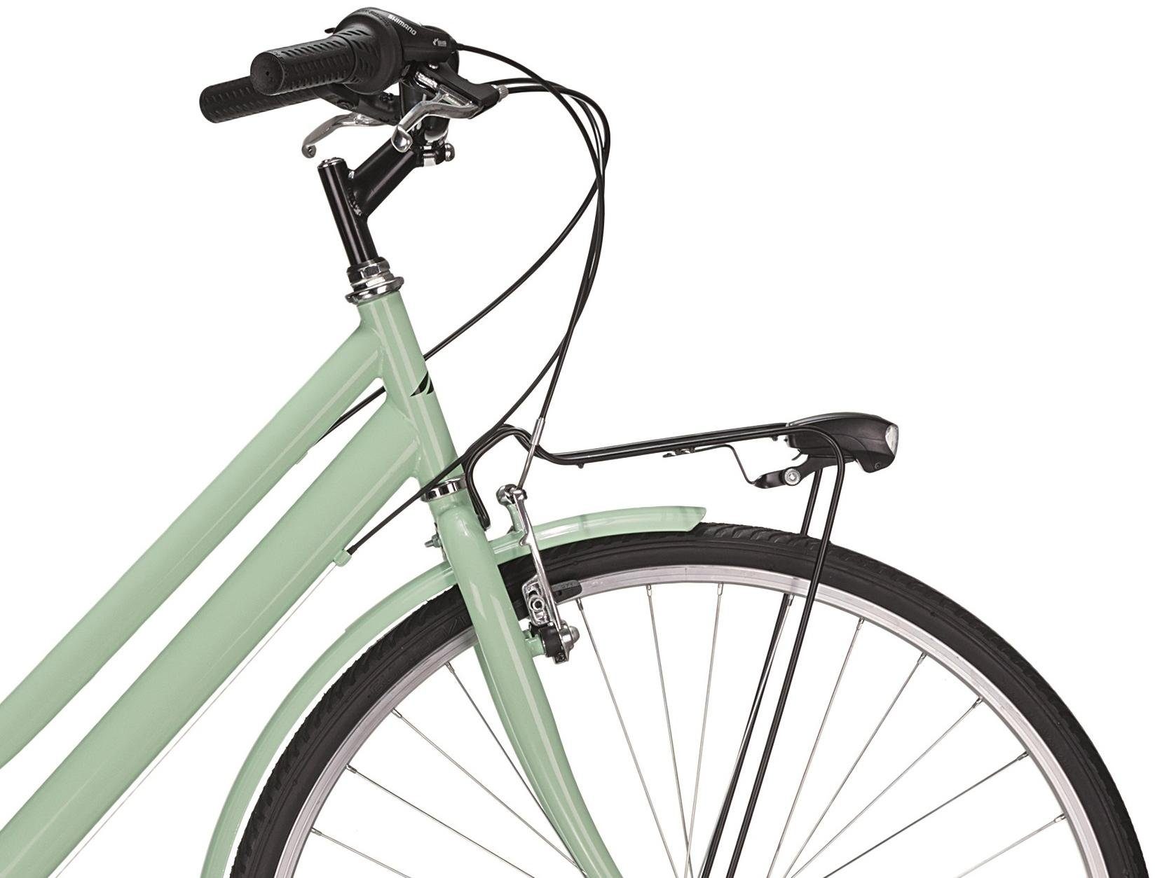 MBM Trekkingrad Touring, 6 Gang Shimano TY 21 Schaltwerk, Kettenschaltung, für Damen, Kettenschaltung