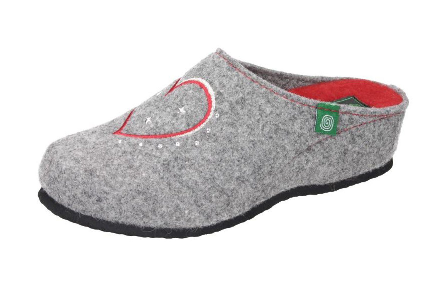 Dr. Brinkmann Dr. Brinkmann Damen Pantoffel 330149 grau Hausschuh