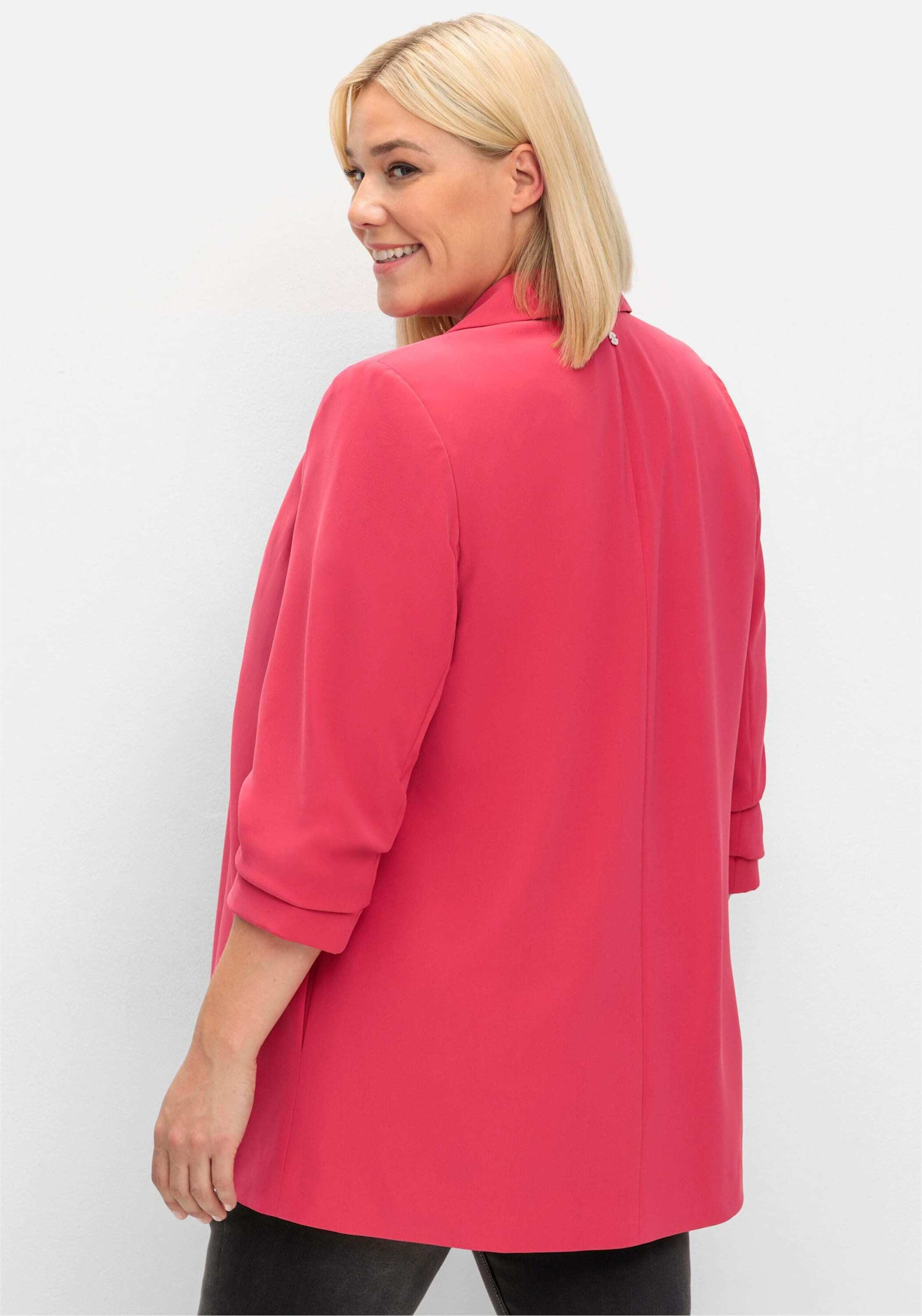 Sheego Blusenblazer Longblazer Langarm günstig online kaufen