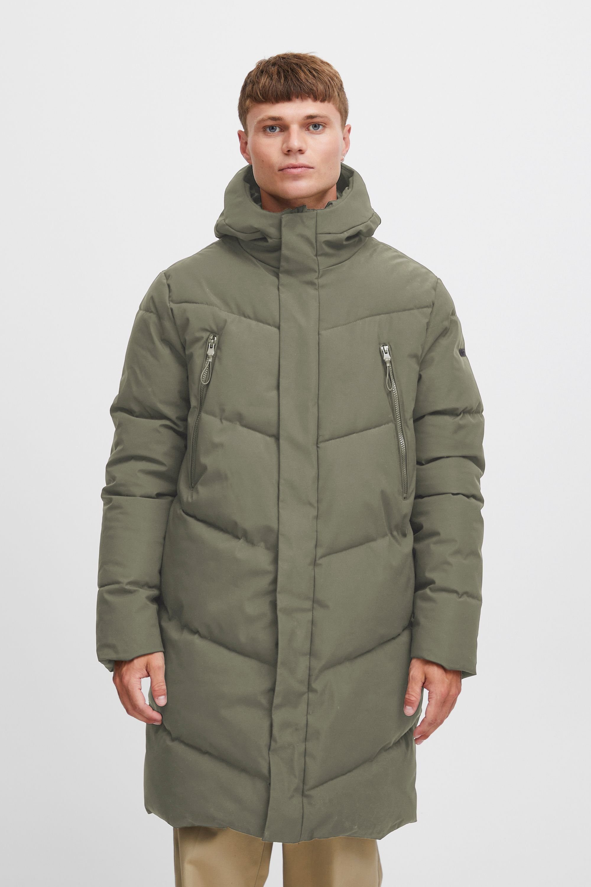 Solid Steppjacke SDGabe Long Dusty Olive (180515)