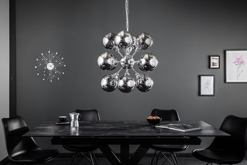 riess-ambiente Hängeleuchte GALAXY 72cm silber, ohne Leuchtmittel, Wohnzimmer · Glas · Metall · Esszimmer · Modern