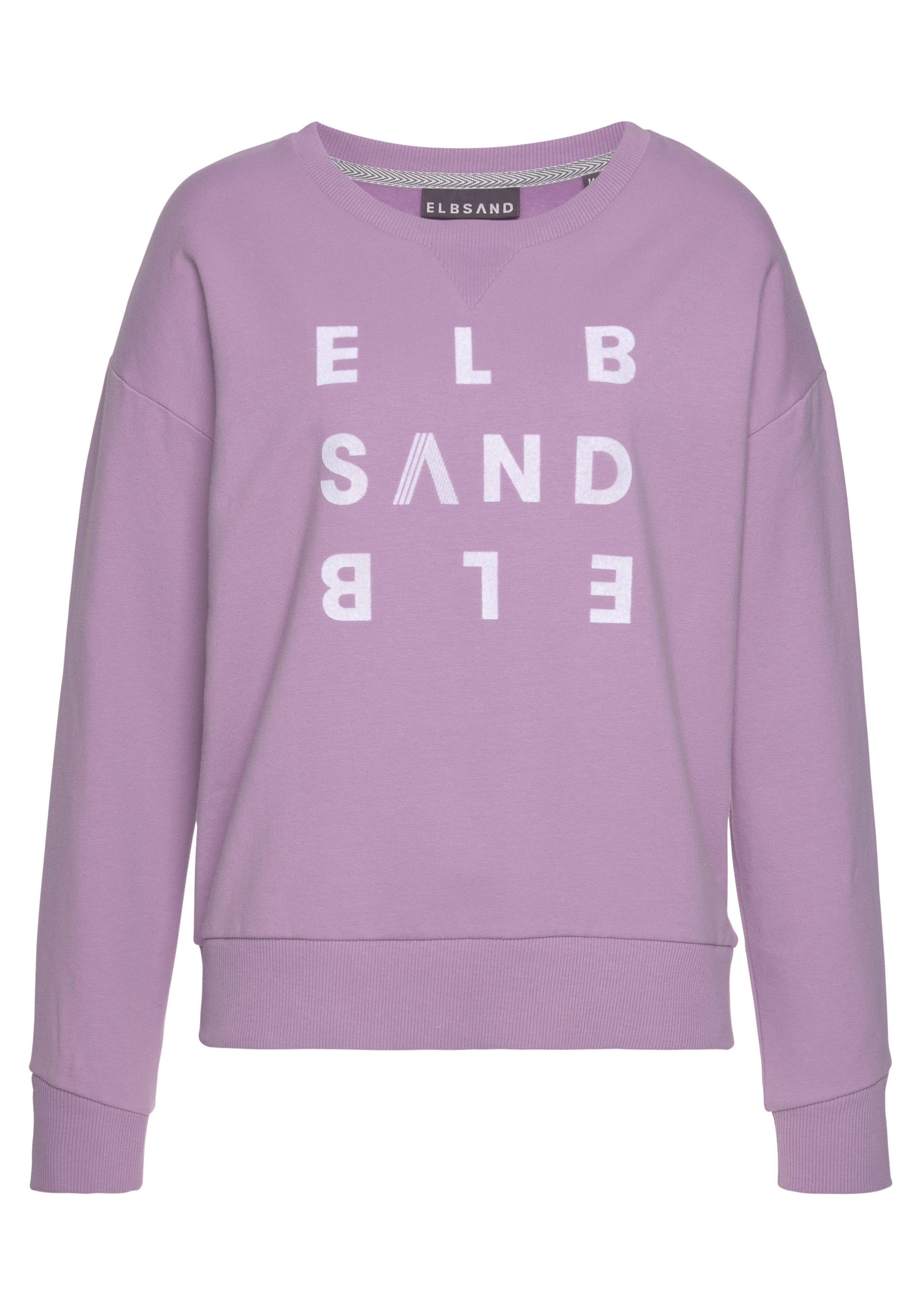 Logodruck Sweatshirt Ylva mit Elbsand