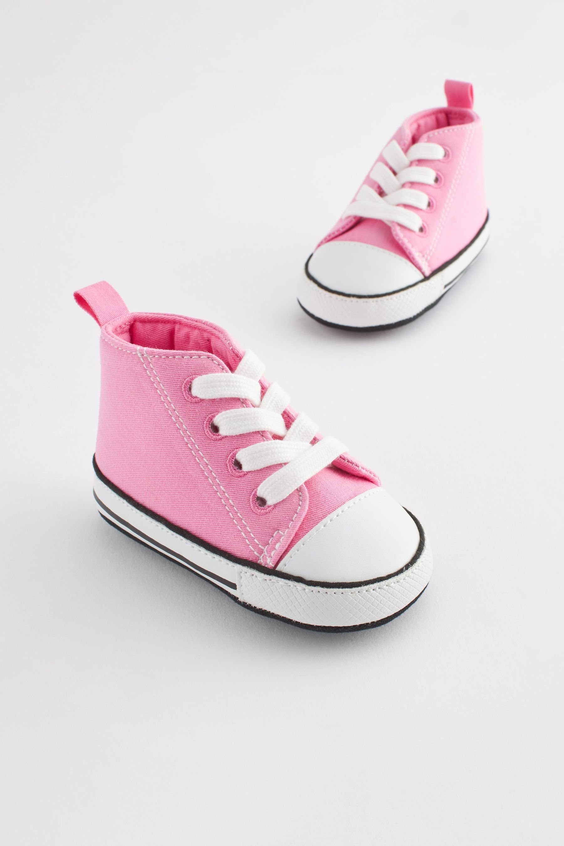 Sneaker (1-tlg) Baby Pink Hot Hi-Top-Sneaker Canvas Next