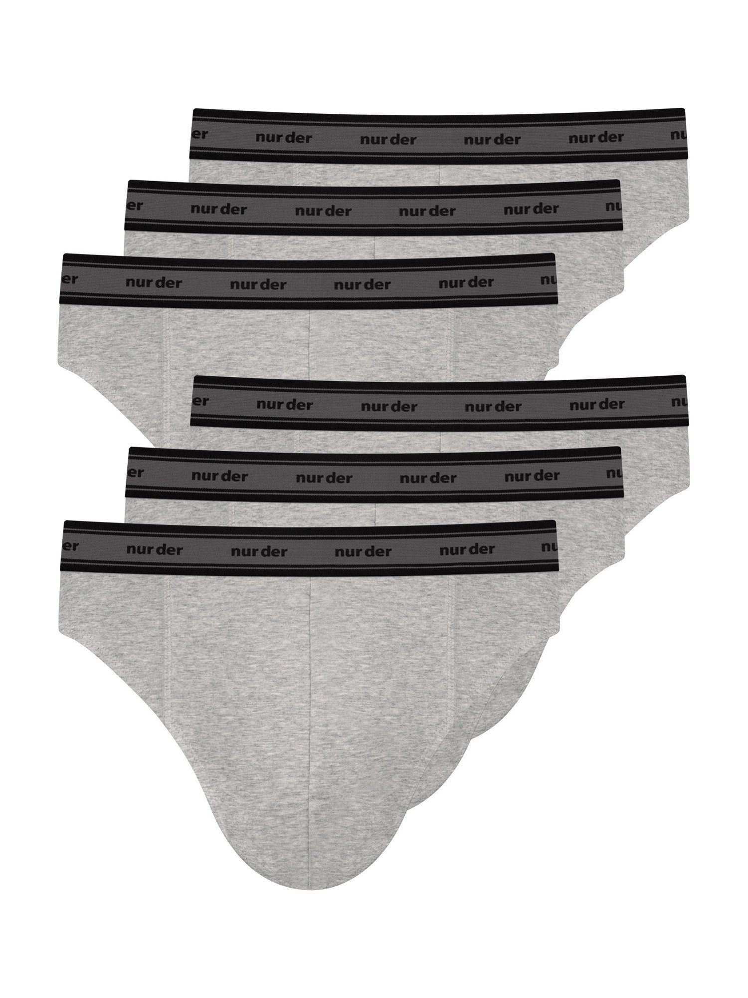 Nur Die Slip Cotton Organic Unterhose (6-St) Männer Multipack Mehrpack
